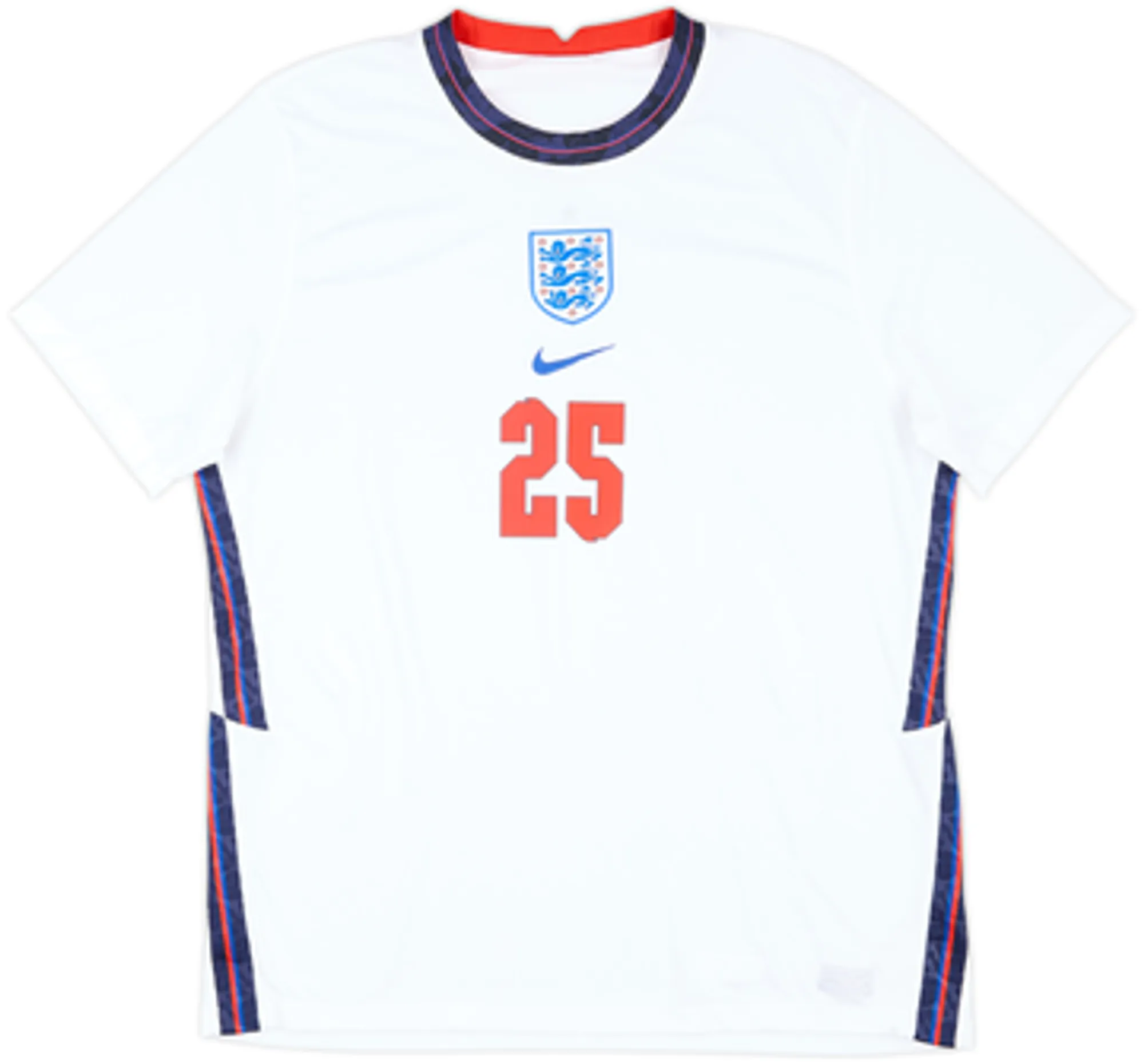 2020-22 England Home Shirt Saka #25 - 7/10 - (XL)