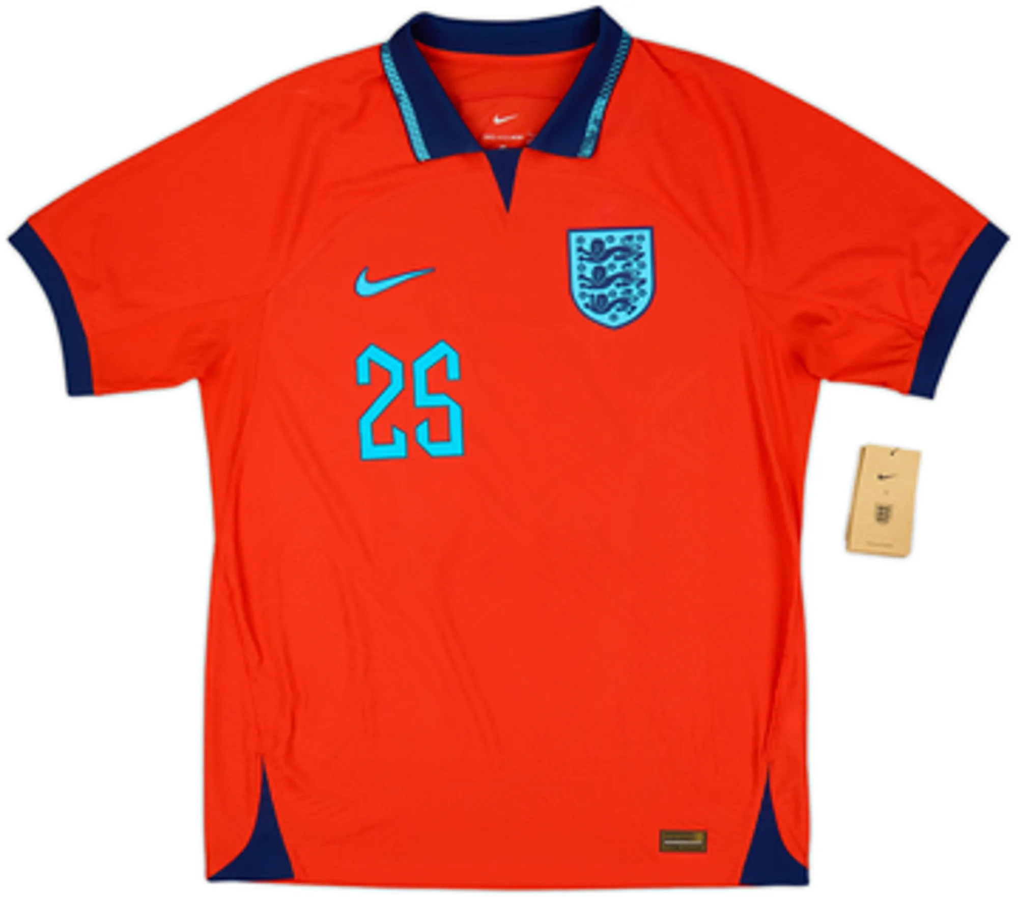 2022-23 England Authentic Away Shirt Saka #25 (L)