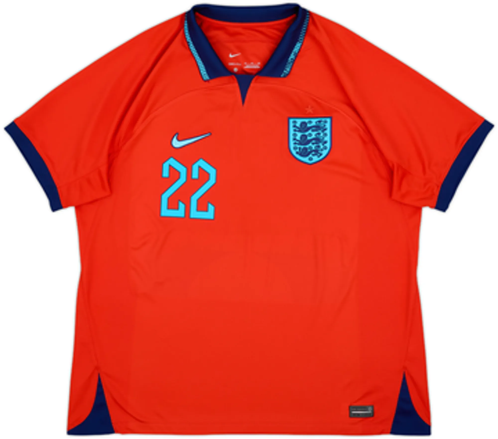 2022-23 England Away Shirt Bellingham #22 - 8/10 - (M)