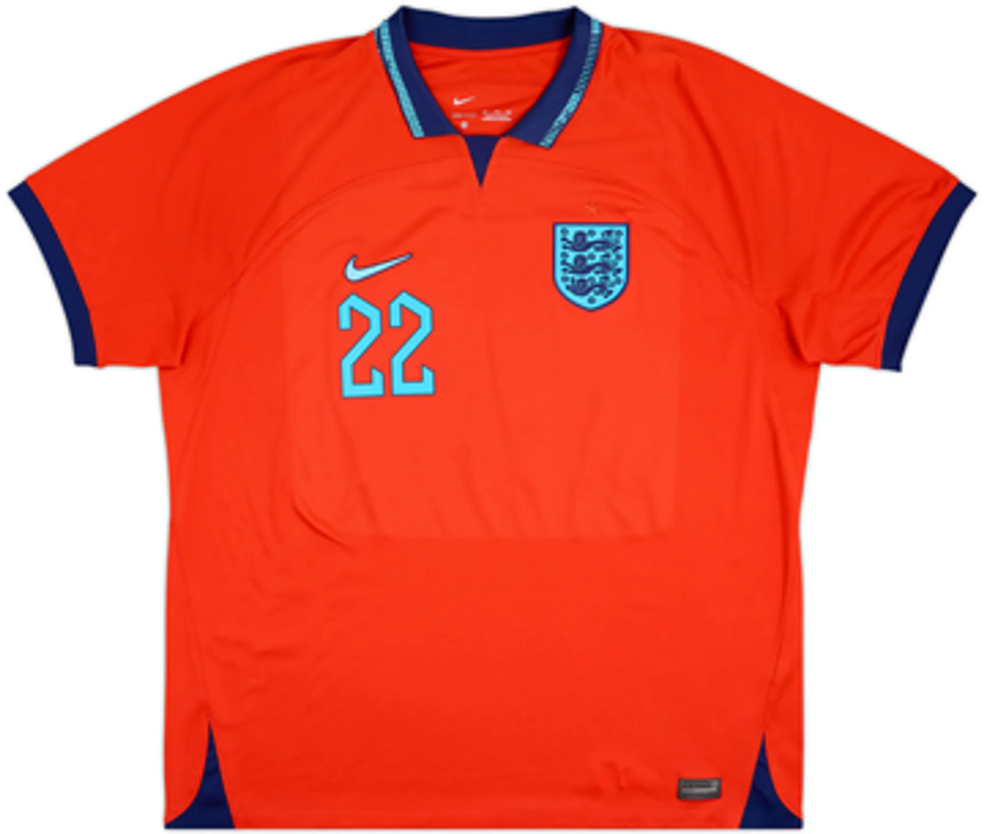 2022-23 England Away Shirt Bellingham #22 - 9/10 - (L)