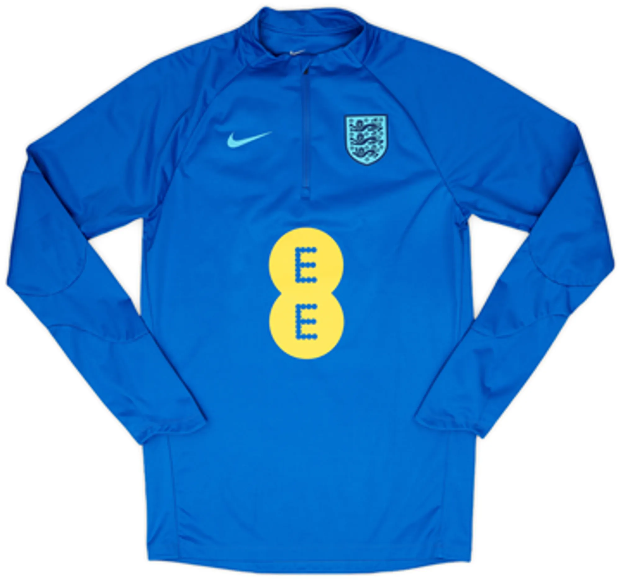 2022-23 England Nike 1/4 Zip Drill Top - 10/10 - (M)