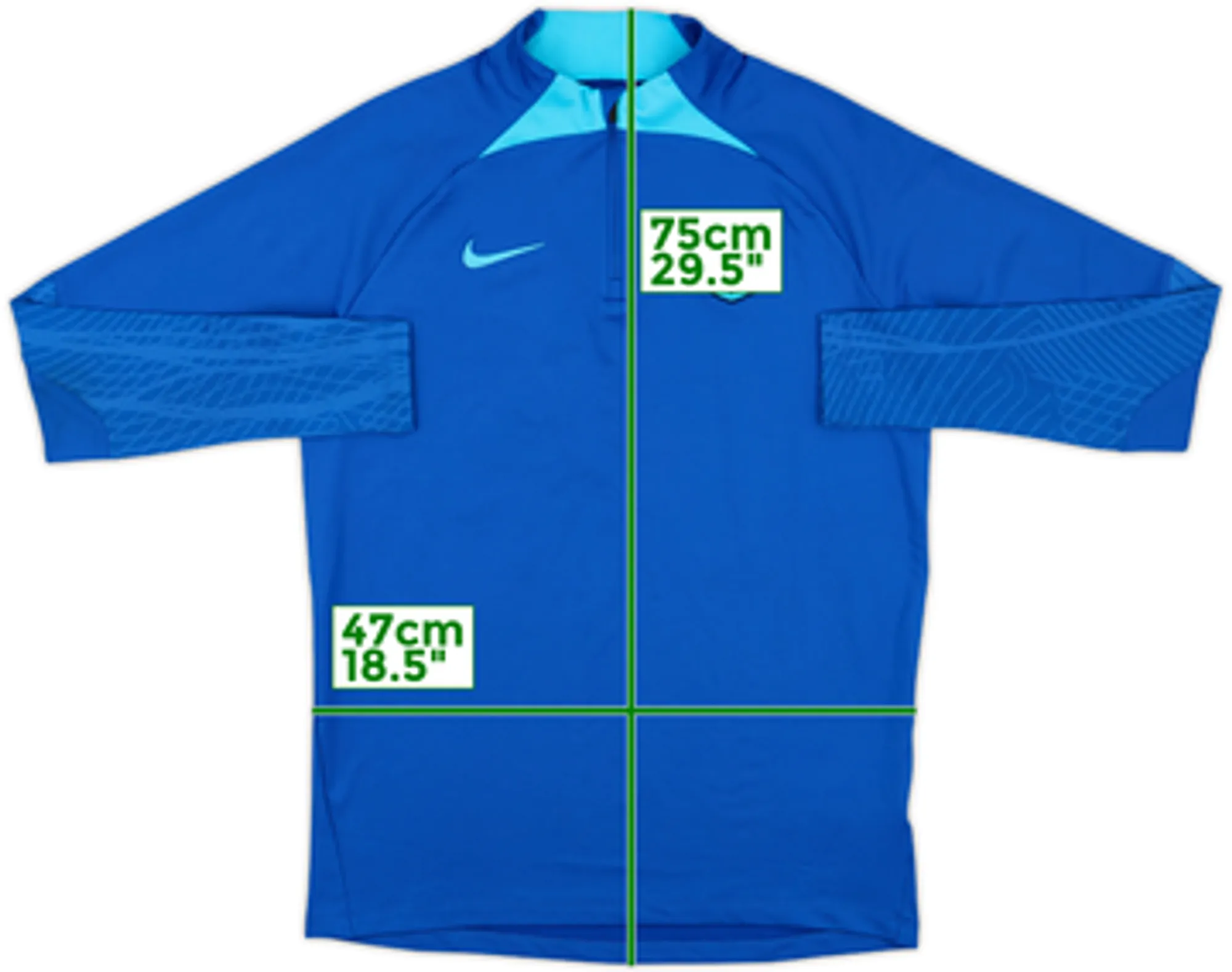 2022-24 England Nike 1/4 Zip Drill Top - 10/10 - (M)