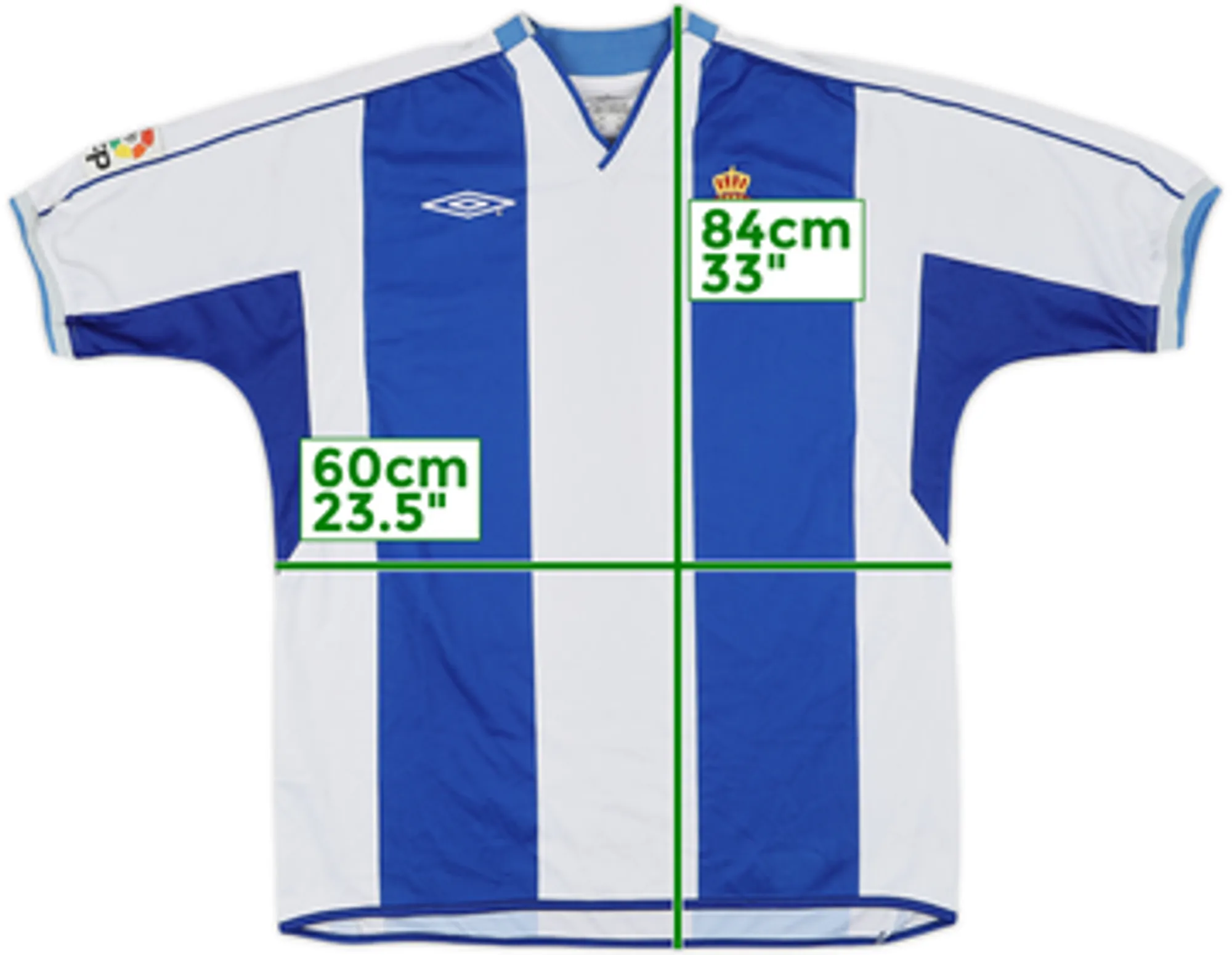 2002-03 Espanyol Home Shirt - 7/10 - (M.Boys)