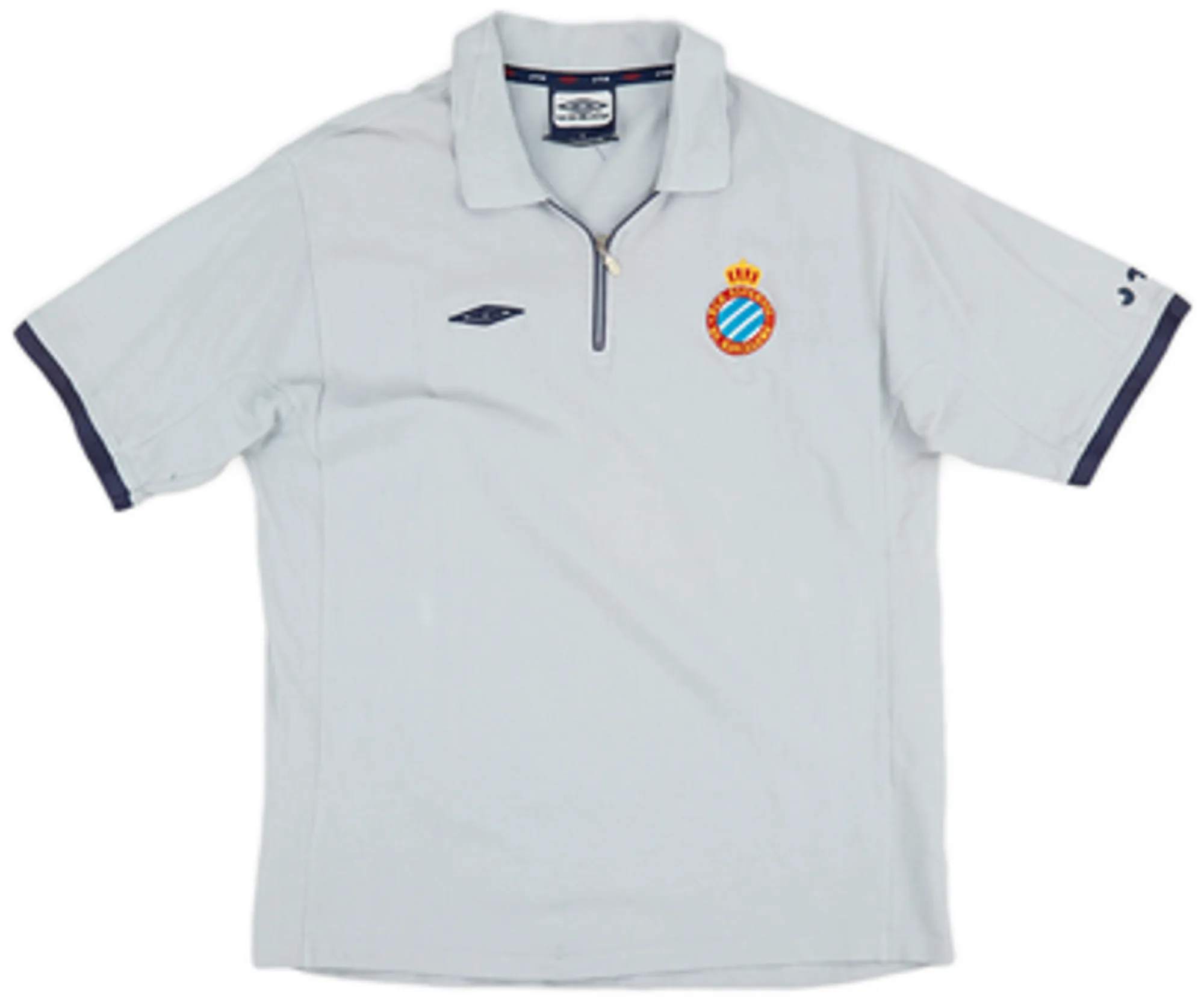 2004-05 Espanyol Umbro 1/4 Zip Polo Shirt - 9/10 - (M)