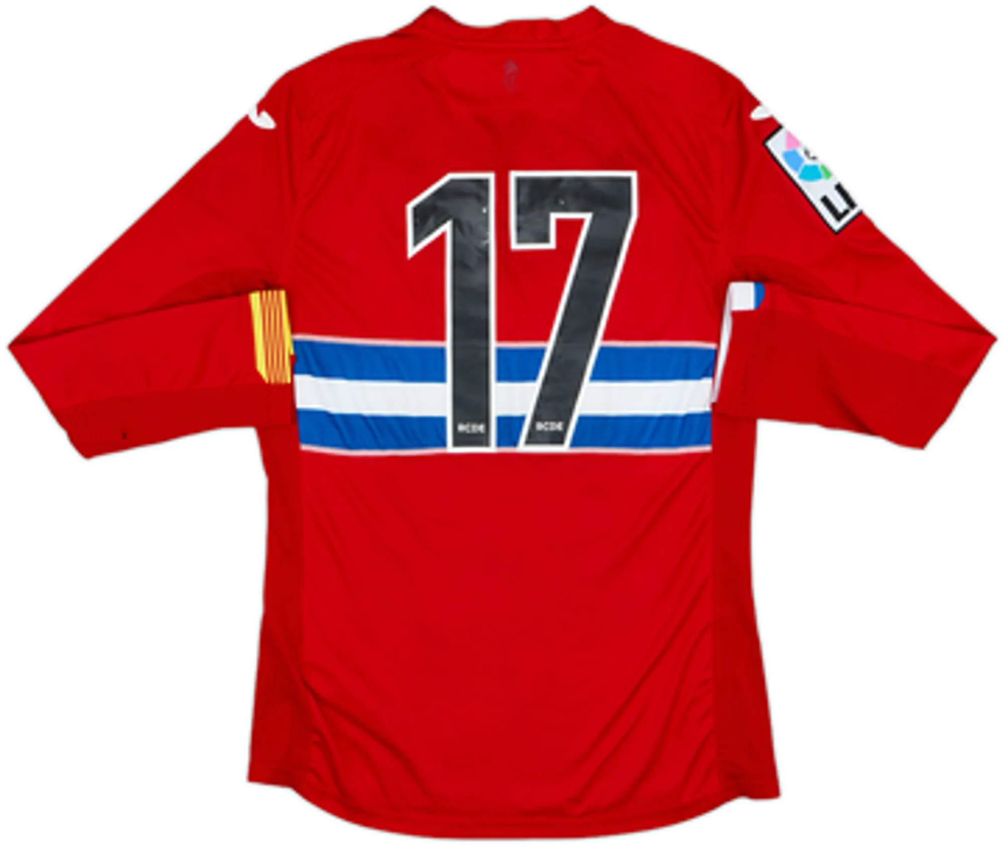 2015-16 Espanyol Away L/S Shirt #17 - 6/10 - (S)