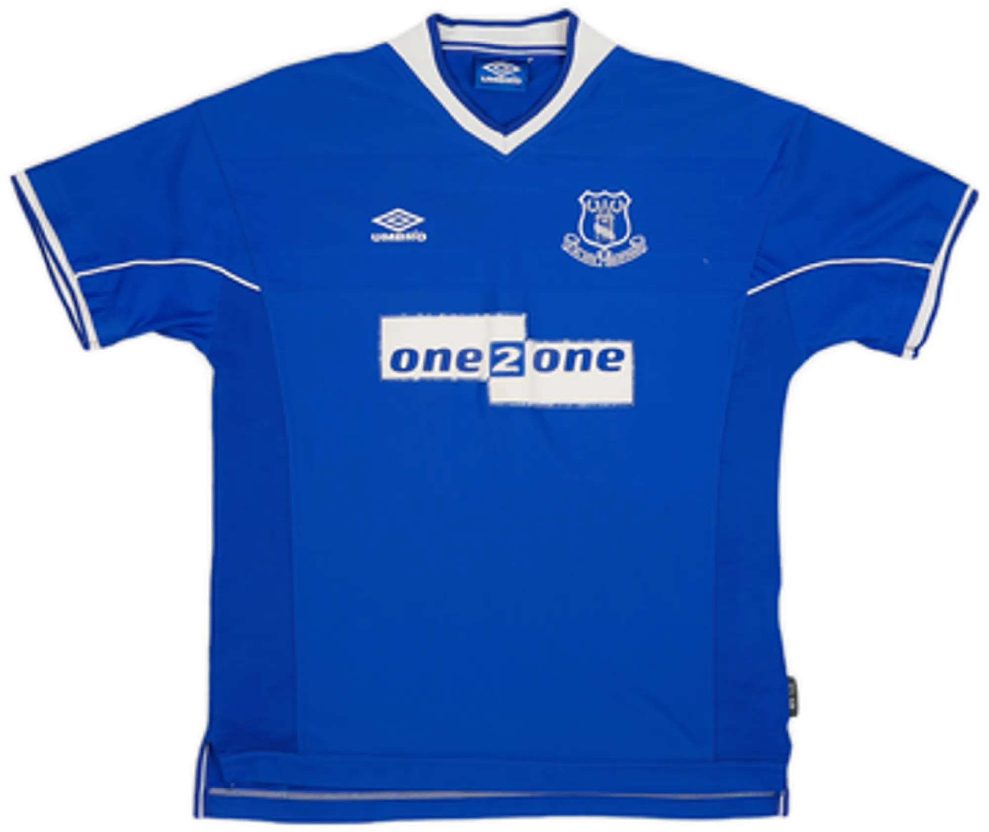 1999-00 Everton Home Shirt Collins #7 - 7/10 - (XL)