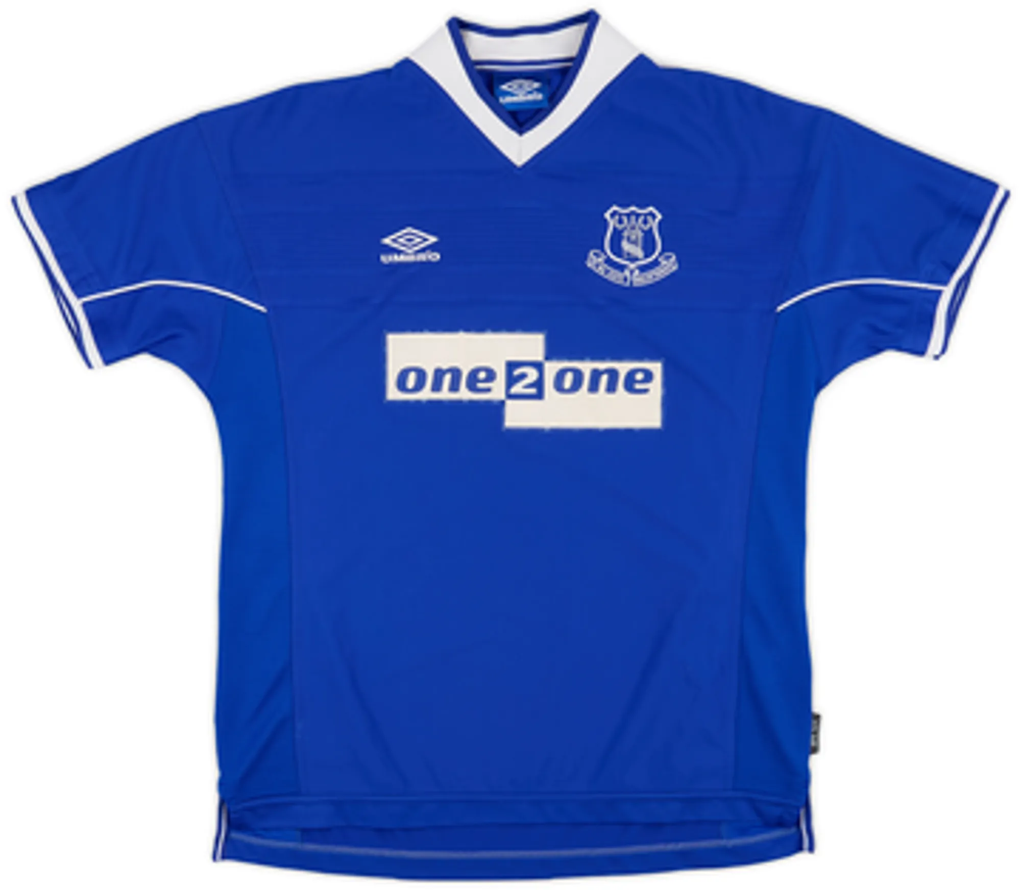 1999-00 Everton Home Shirt Collins #7 - 8/10 - (XL)