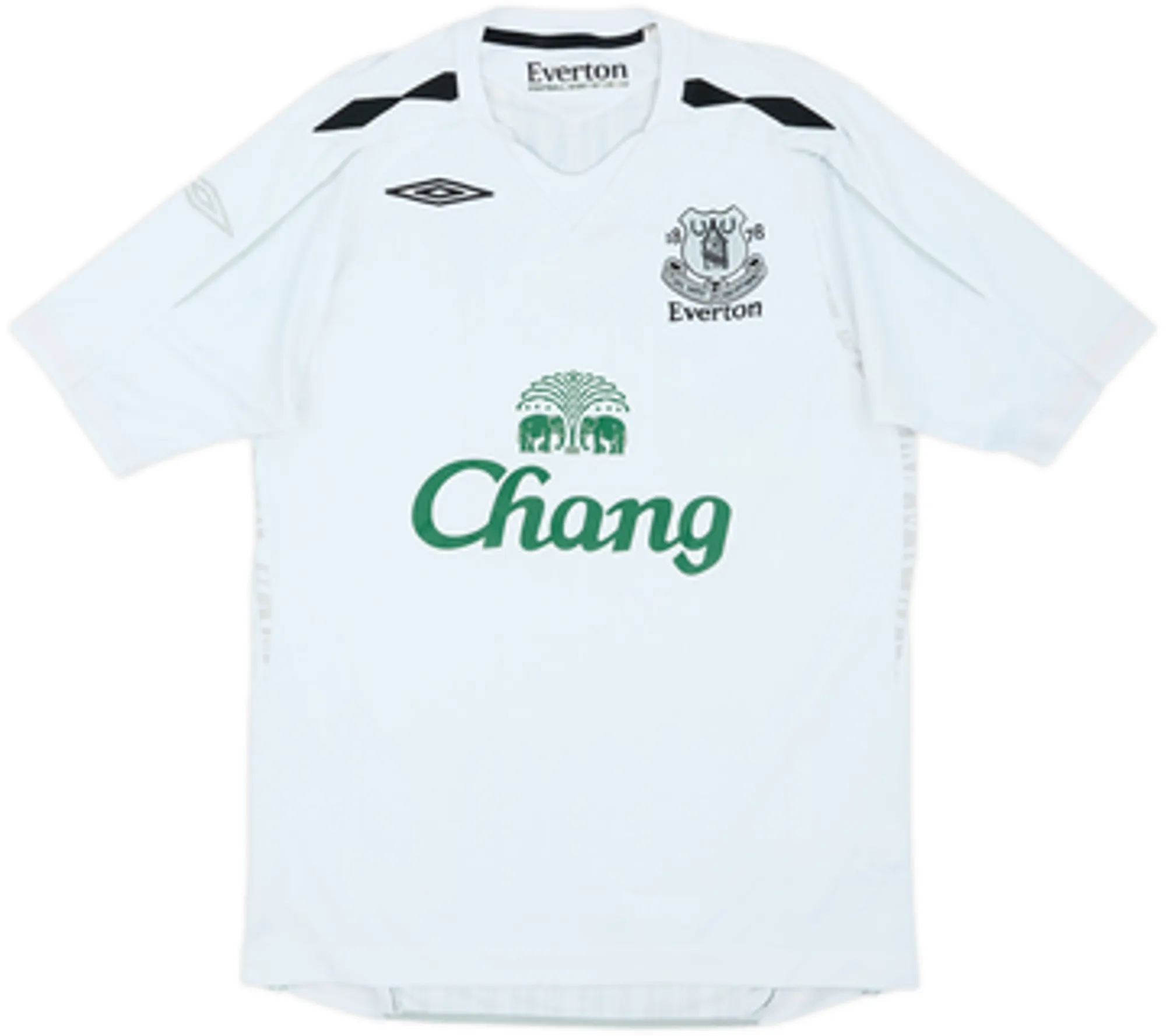 2007-08 Everton Away Shirt Baines #3 - 7/10 - (M)