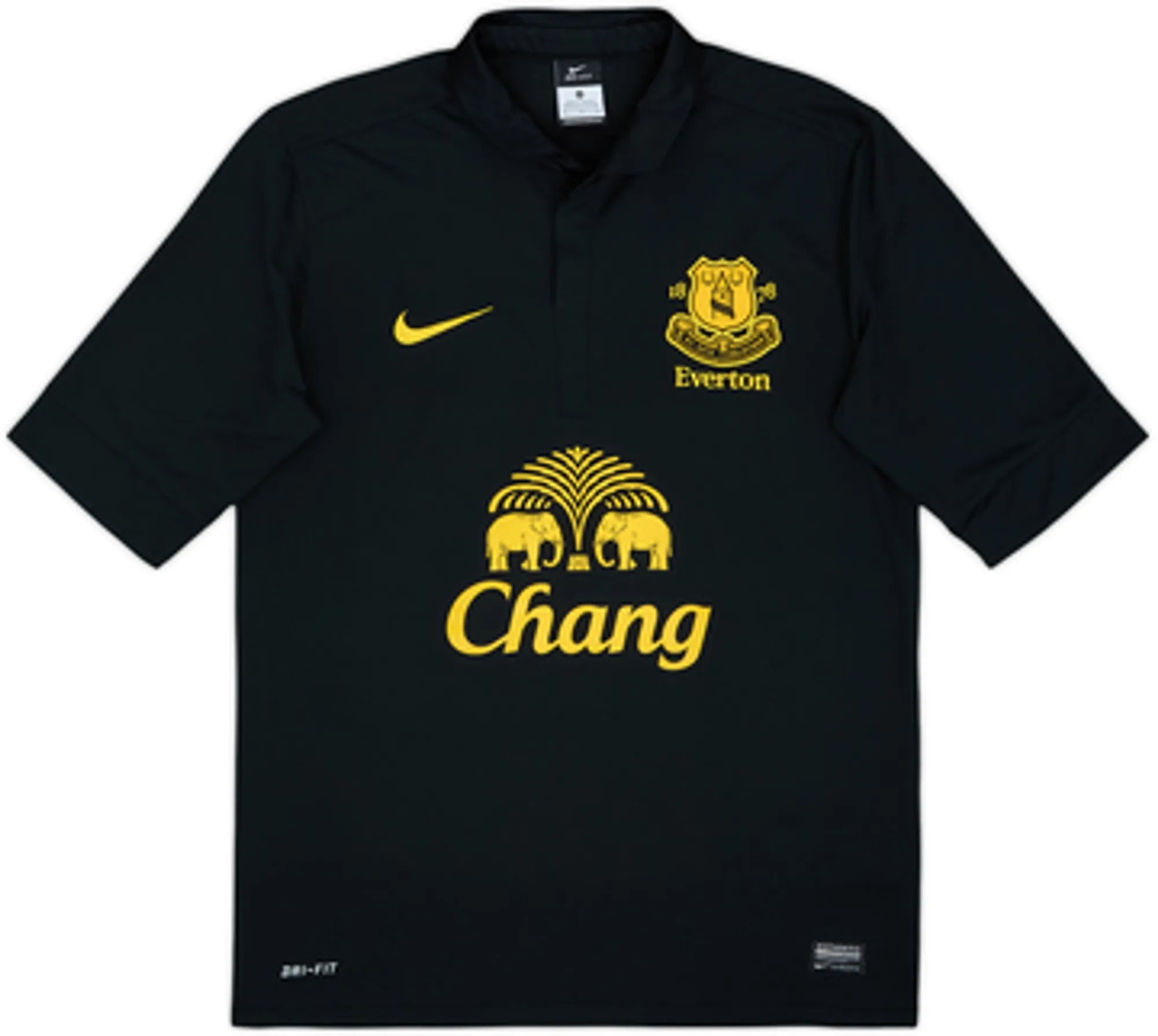 2012-13 Everton Away Shirt Oviedo #8 - 8/10 - (L)
