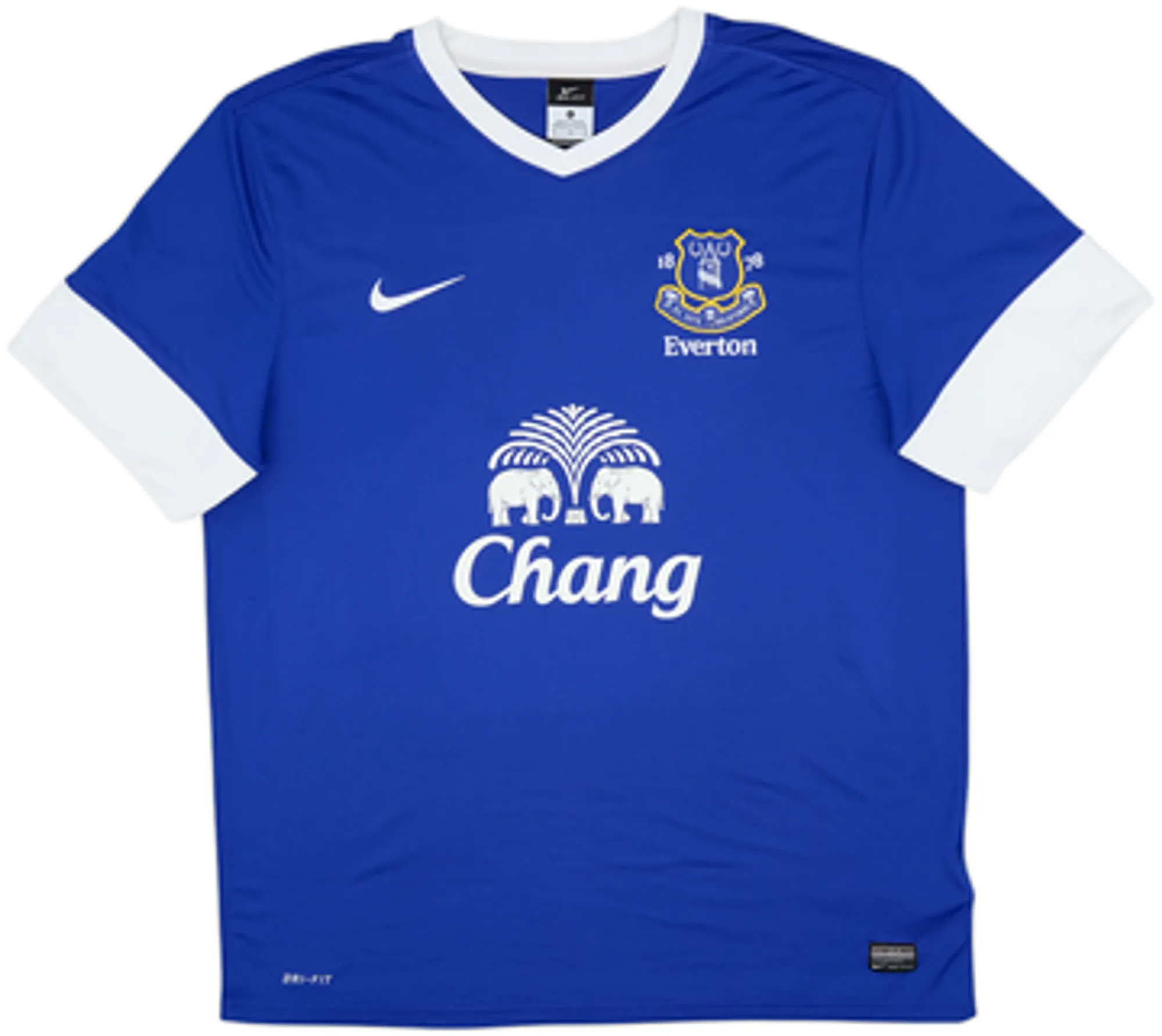 2012-13 Everton Home Shirt Oviedo #8 - 10/10 - (M)