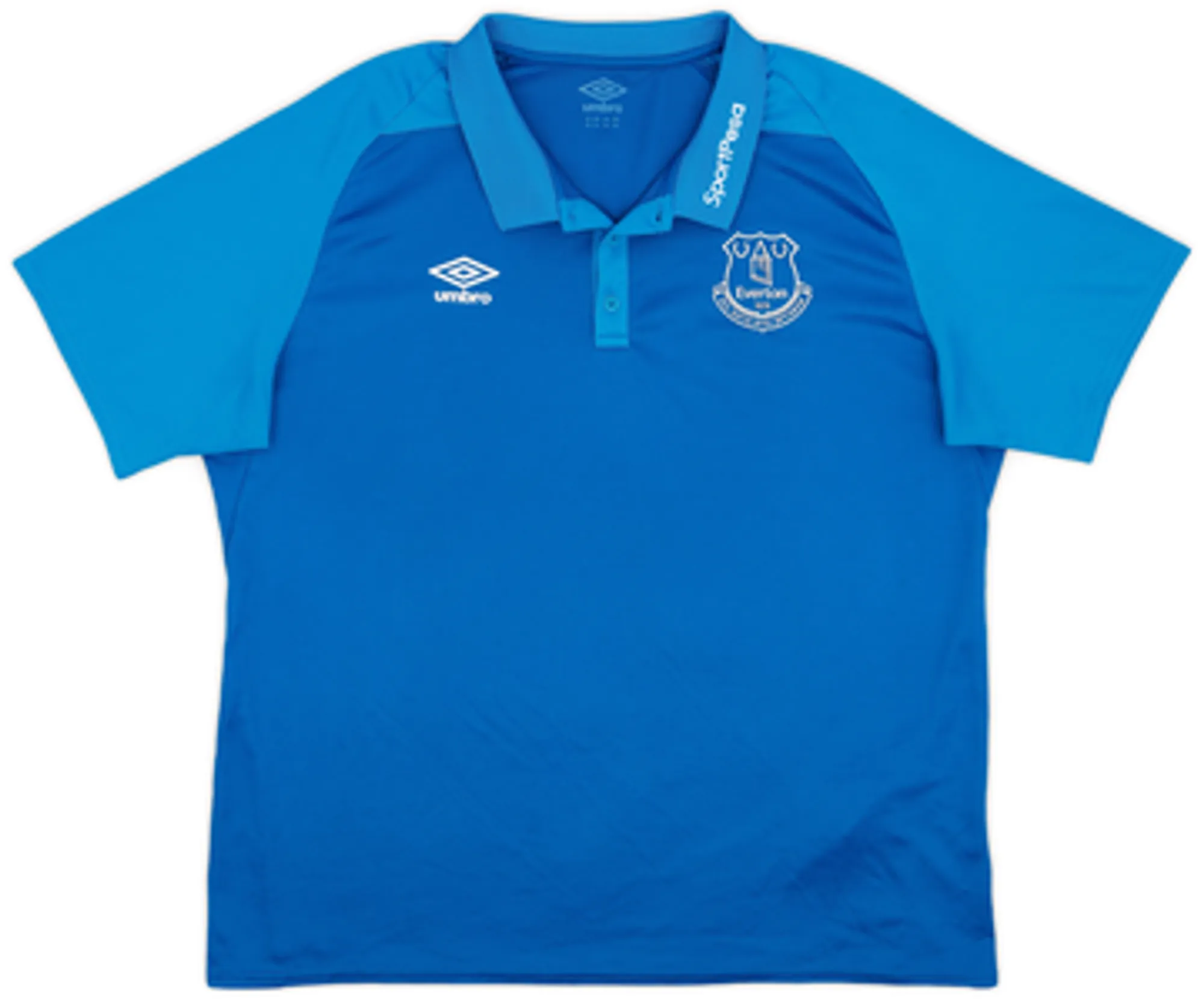 2017-18 Everton Umbro Polo Shirt - 8/10 - (3XL)