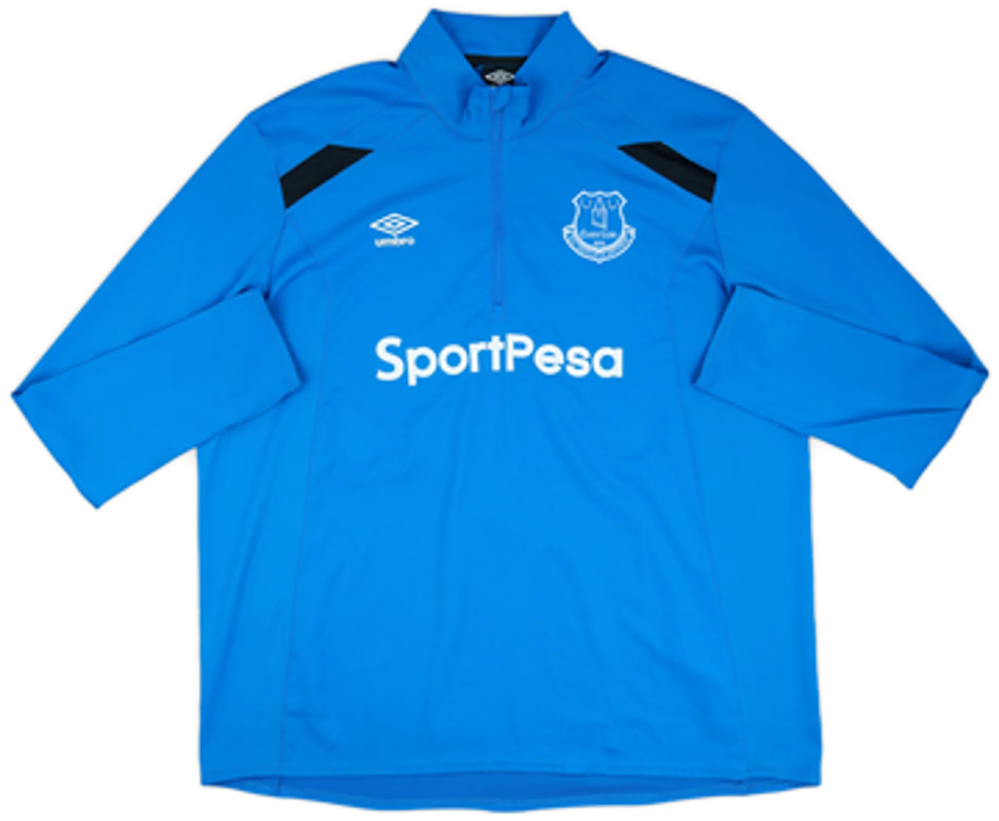 2018-19 Everton Umbro 1/4 Zip Drill Top - 8/10 - (3XL)