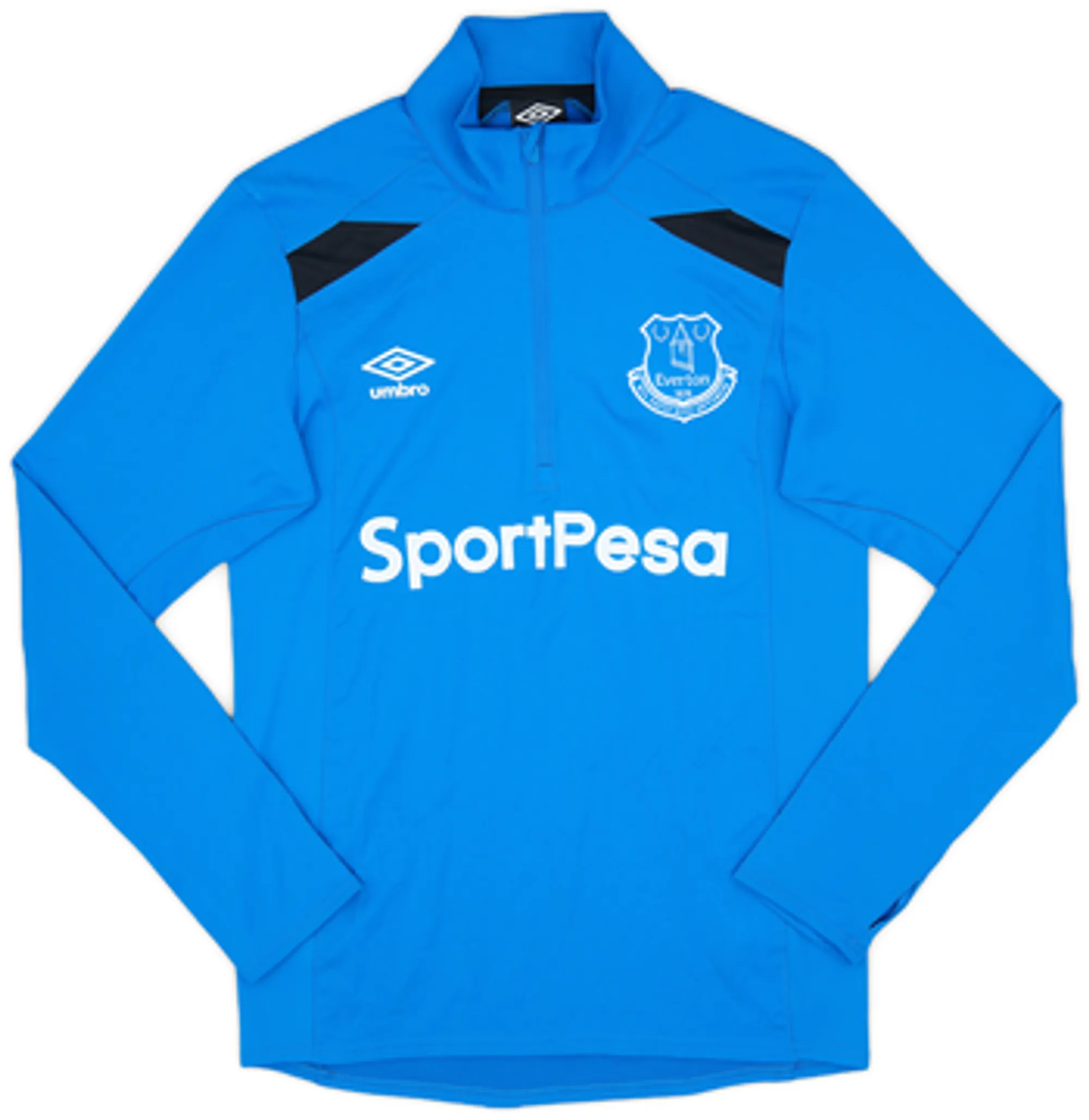 2018-19 Everton Umbro 1/4 Zip Training Top - 8/10 - (L)