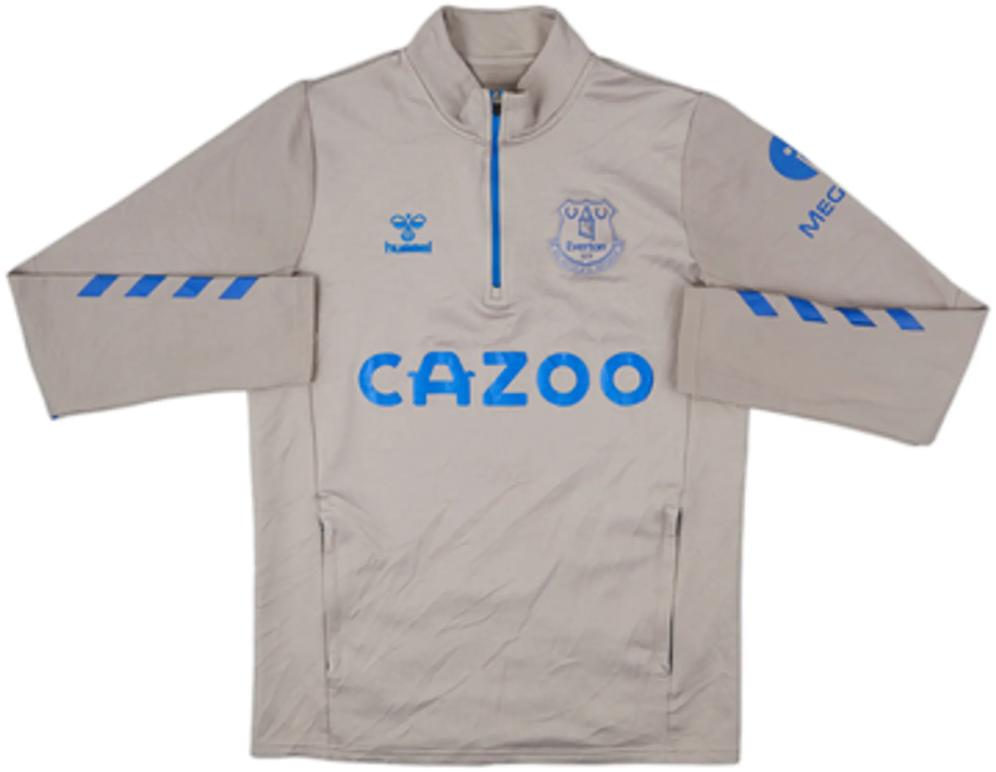 2021-22 Everton Hummel 1/4 Zip Drill Top - 8/10 - (S)