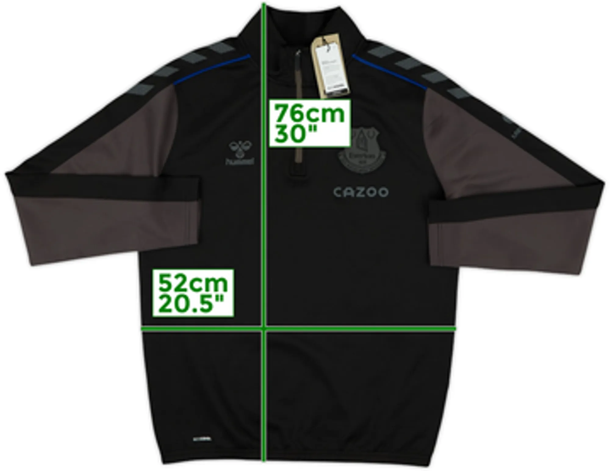 2021-22 Everton Hummel 1/4 Zip Training Top (L)