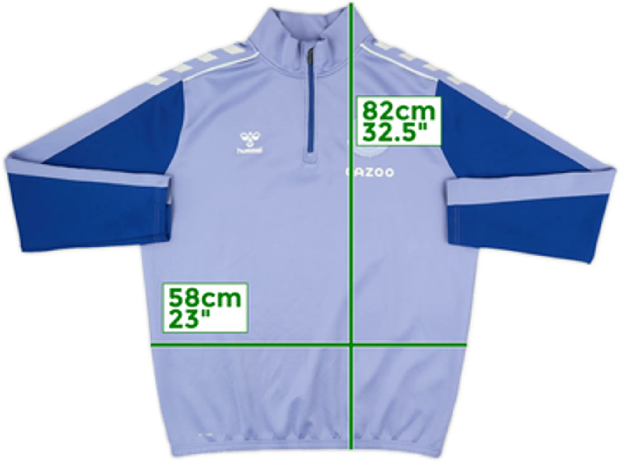 2022-23 Everton Hummel 1/4 Zip Track Jacket - 8/10 - (XL)