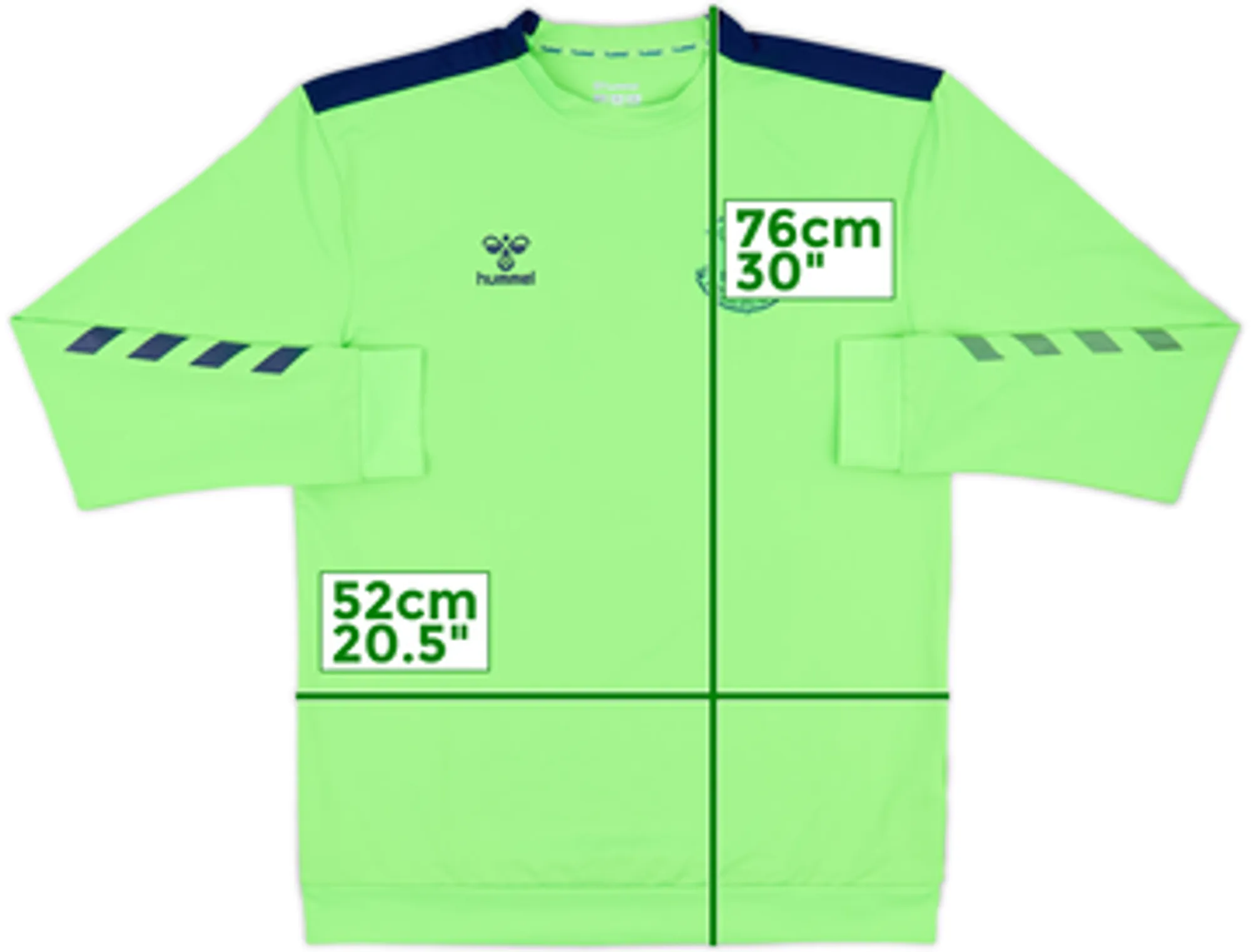 2022-23 Everton Hummel Sweat Top - 7/10 - (M)