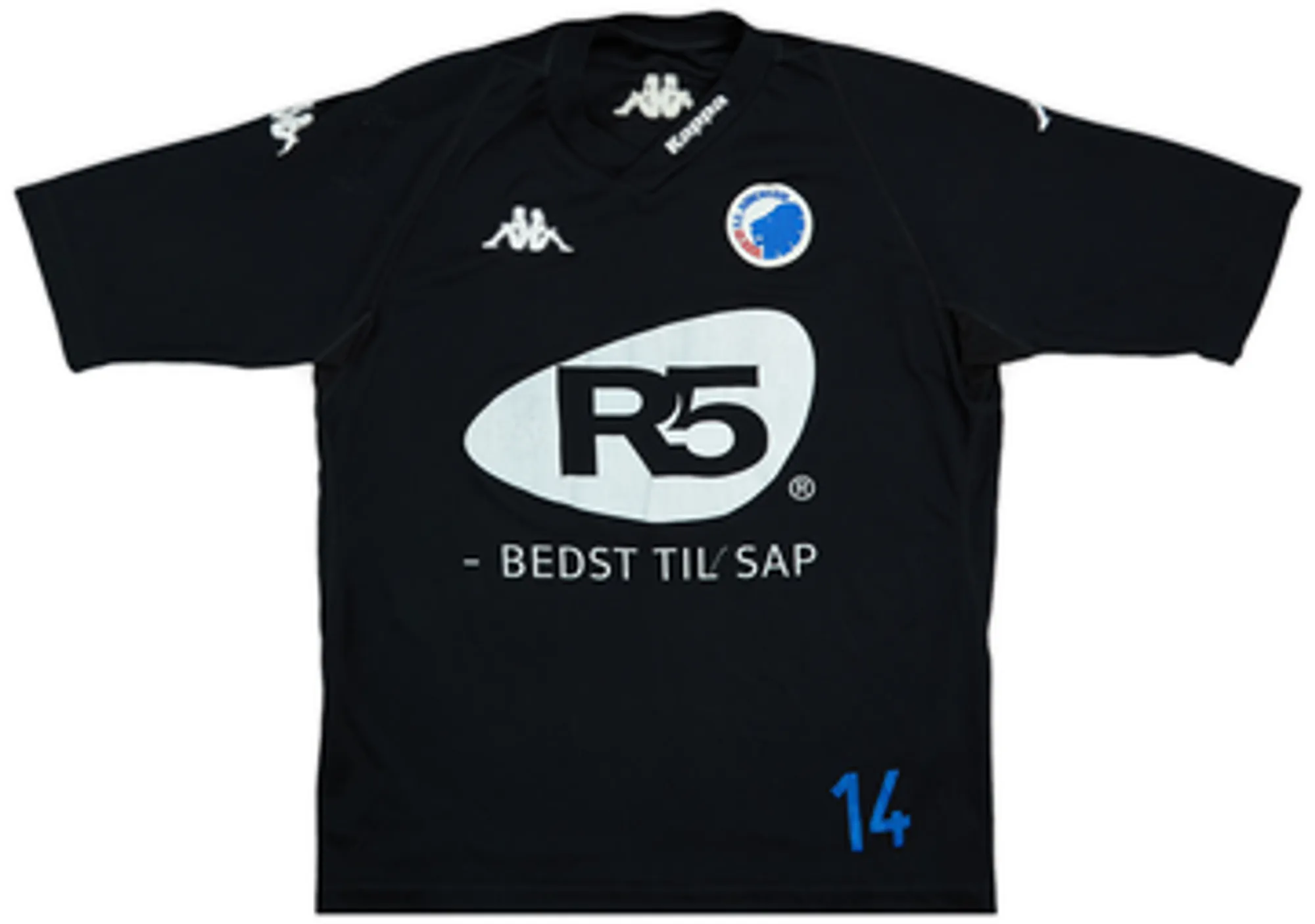 2004-05 FC Copenhagen Player Issue Kappa Training Shirt #14 - 7/10 - (XL)