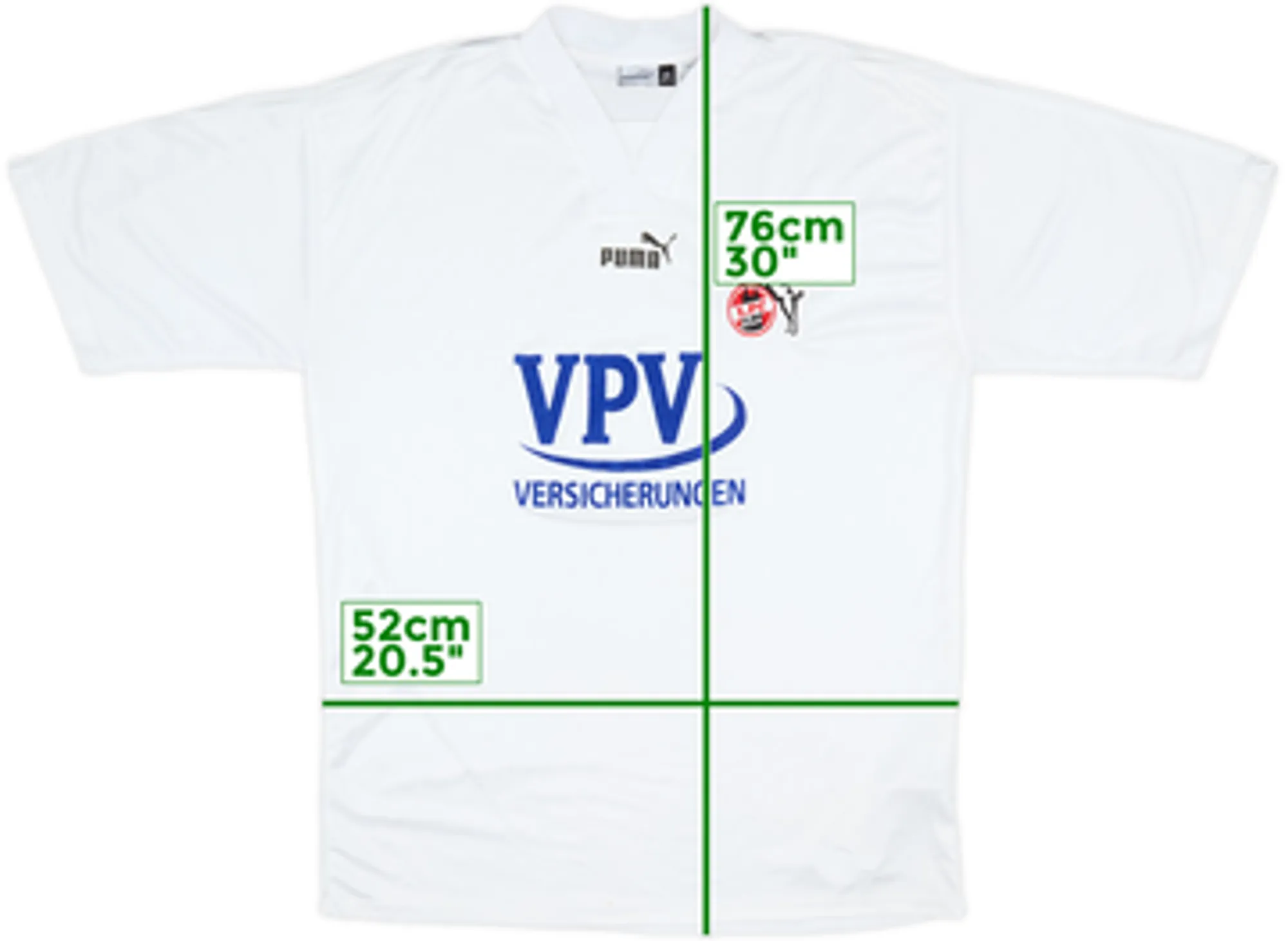 2000-01 FC Koln Home Shirt - 8/10 - (XL)