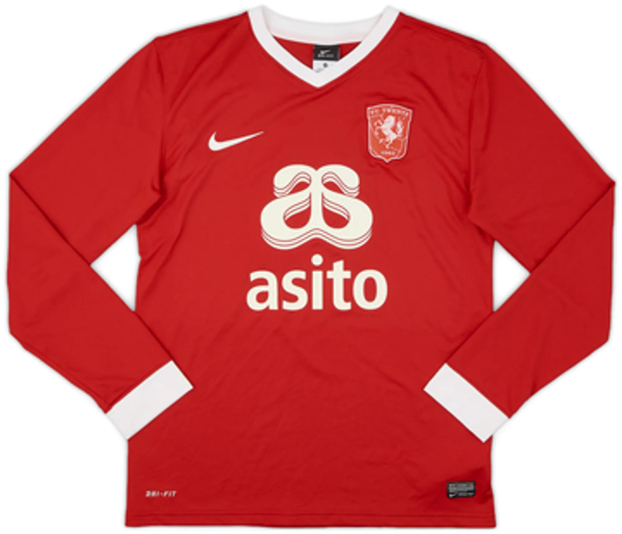 2012-13 FC Twente Home L/S Shirt #13 - 6/10 - (M)