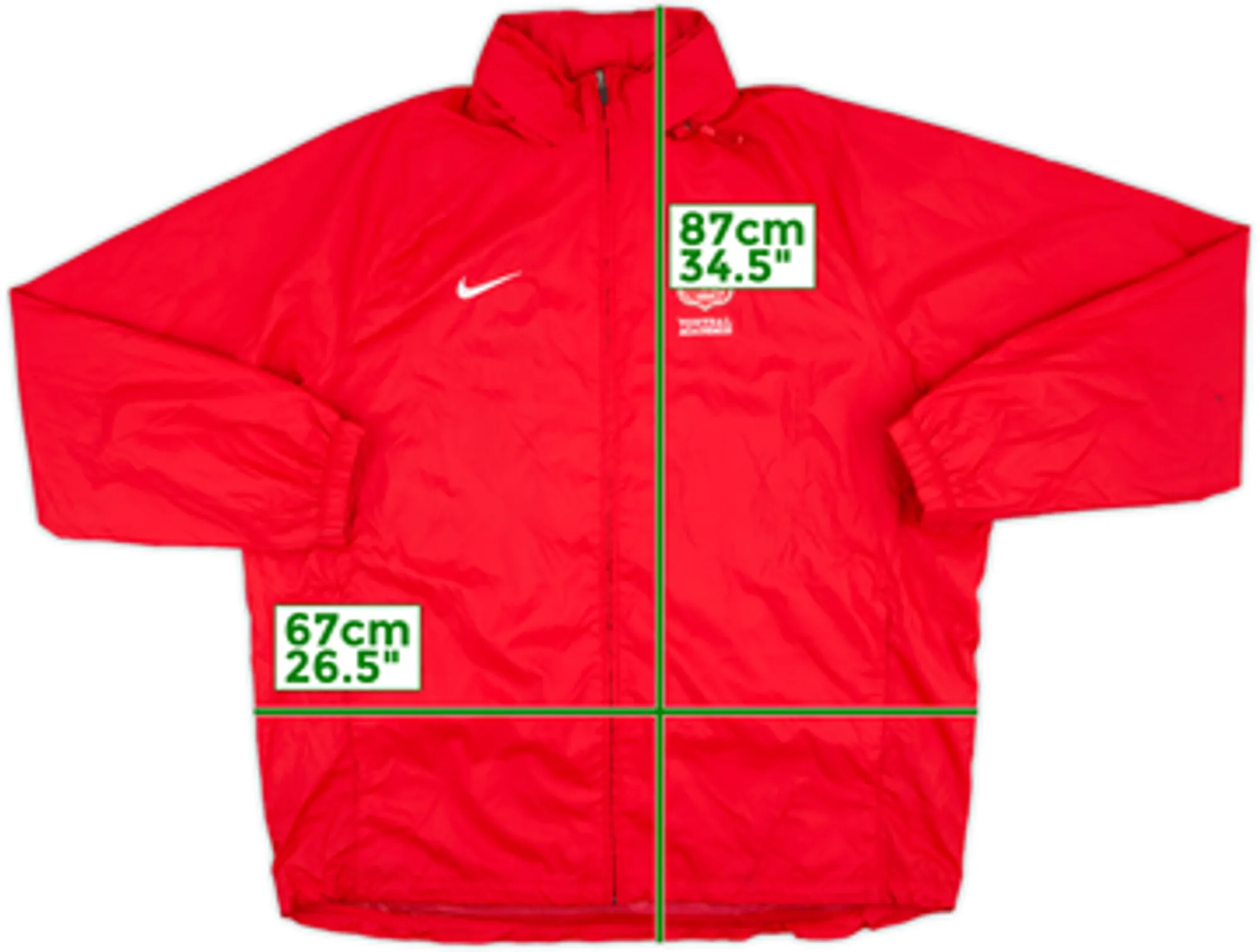 2014-15 FC Twente Nike Hooded Rain Coat - 9/10 - (XXL)