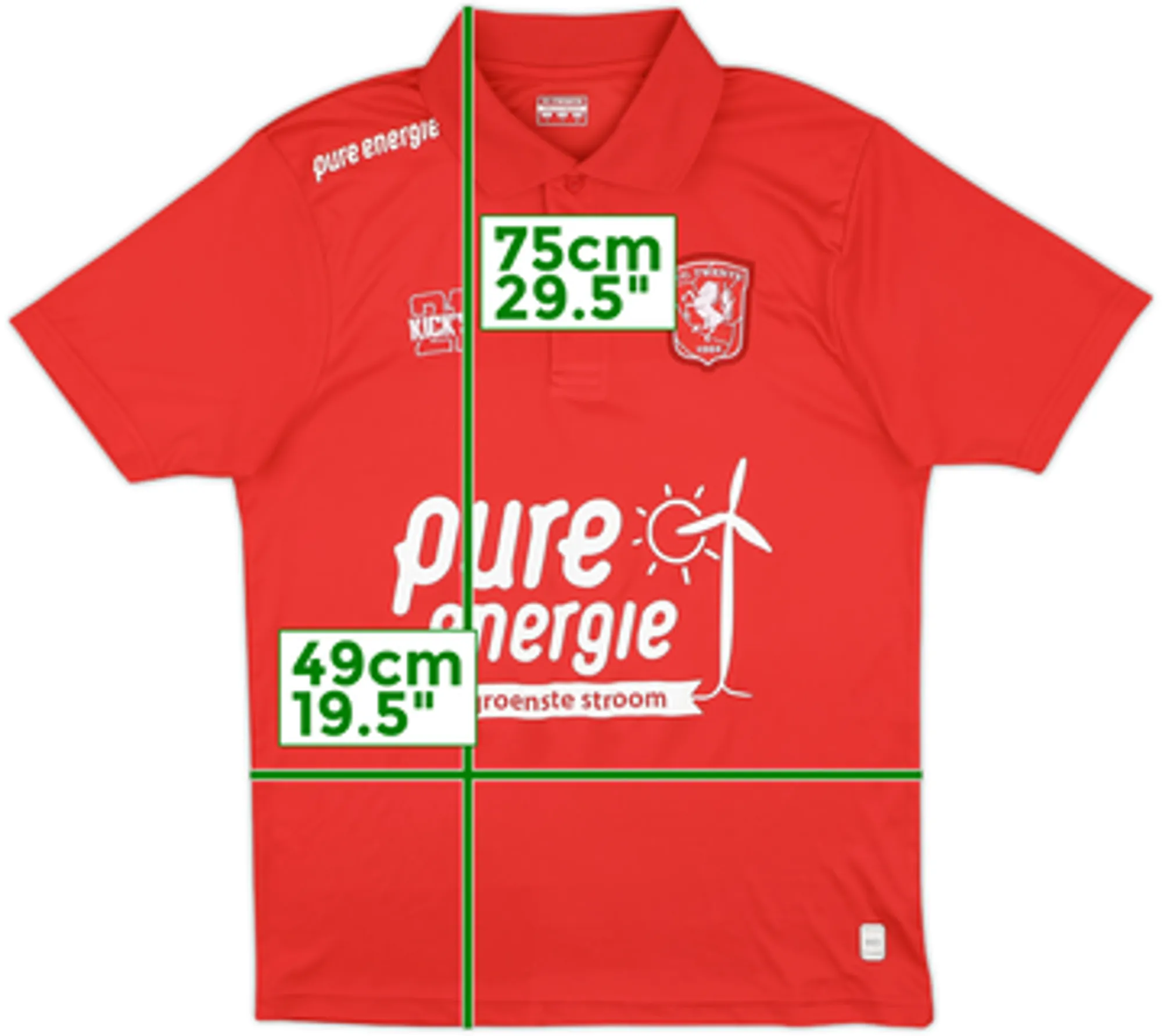2019-20 FC Twente Kicks 21 Polo Shirt - 10/10 - (S)