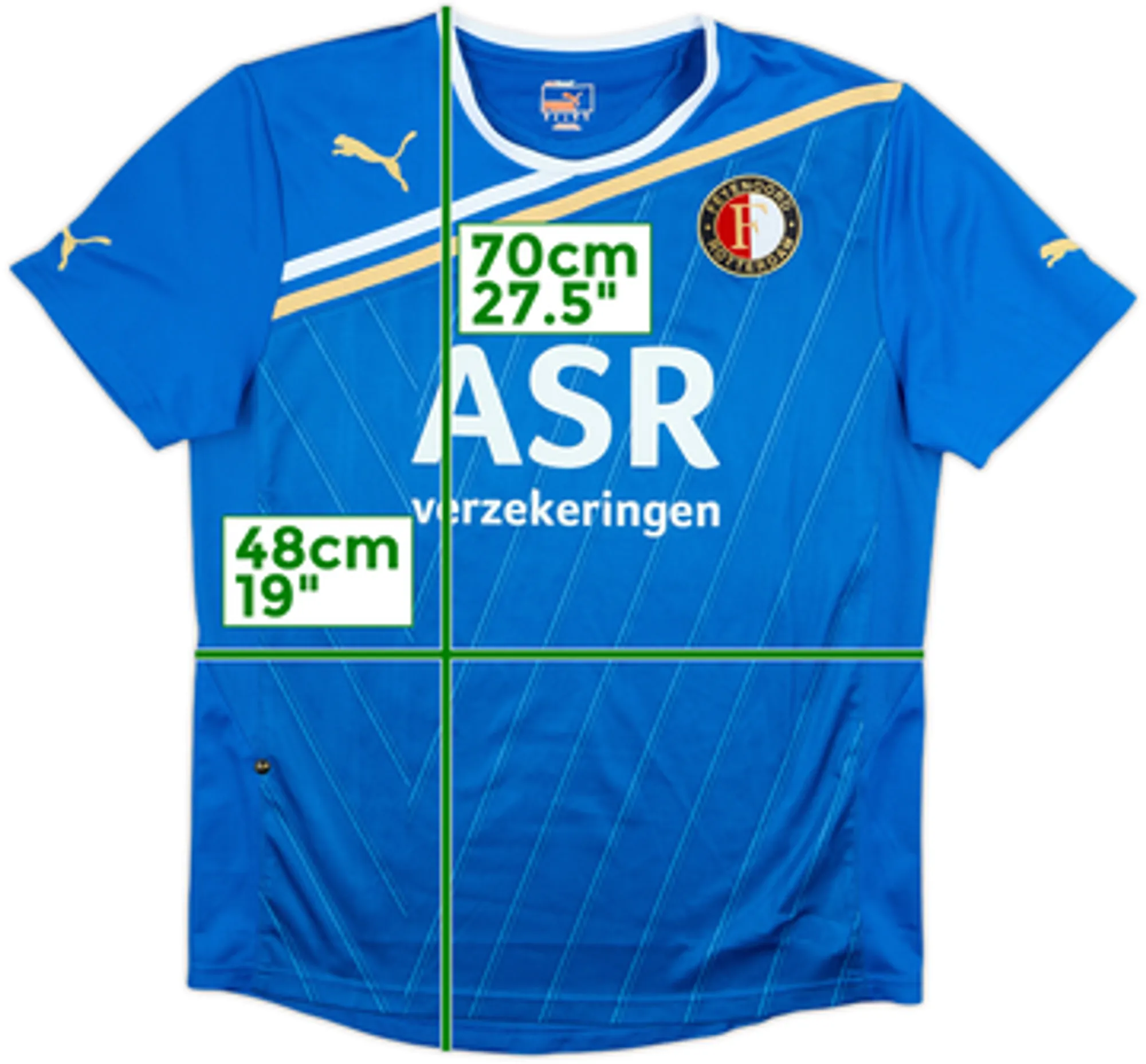 2011-12 Feyenoord Puma Training Shirt - 8/10 - (M)