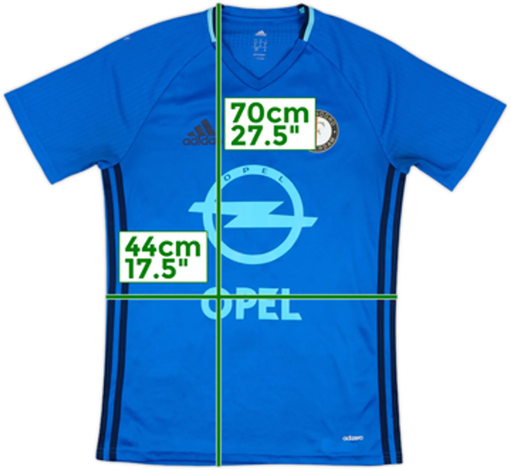 2016-17 Feyenoord adizero Training SHirt - 8/10 - (S)