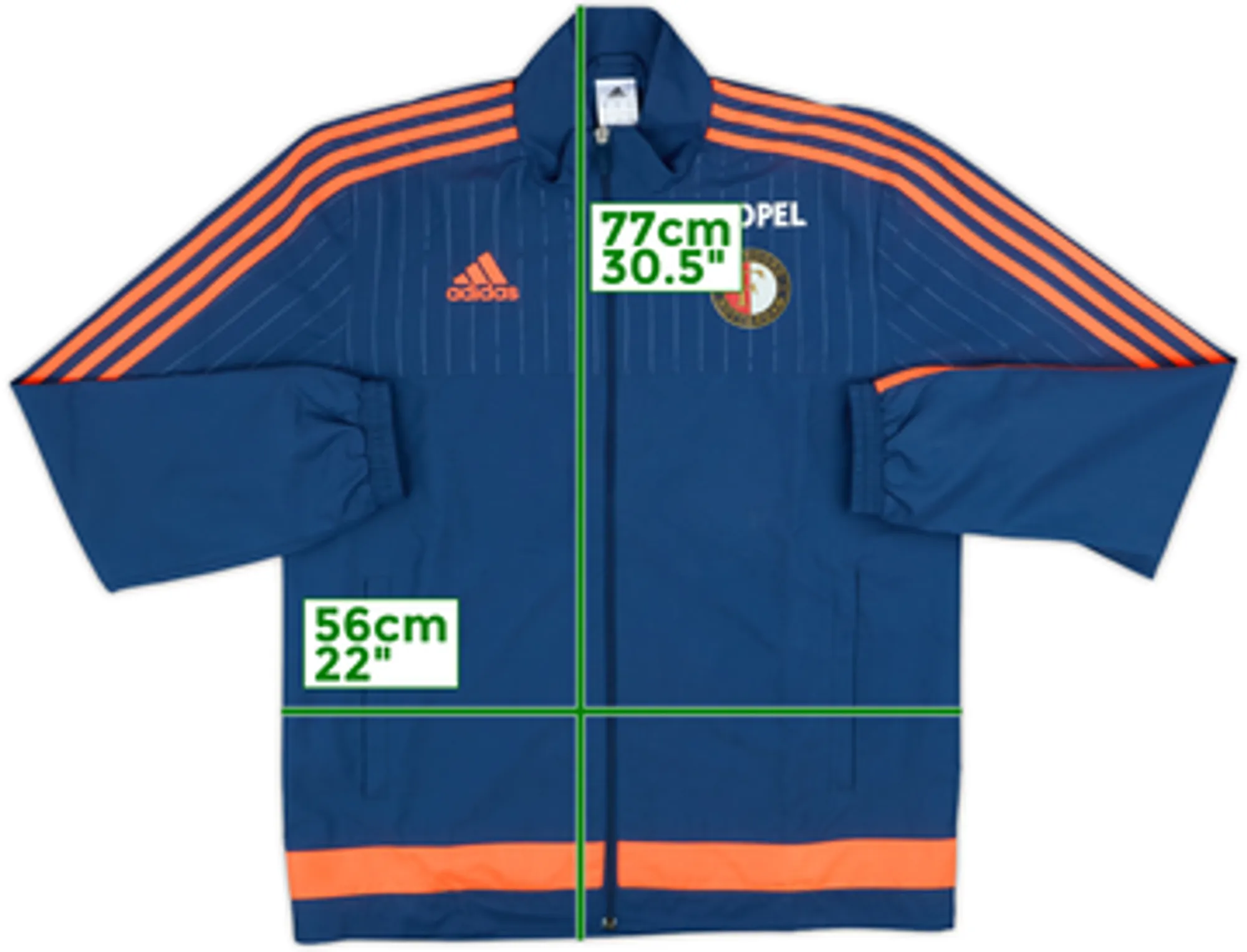 2015-16 Feyenoord adidas Track Jacket - 10/10 - (M)