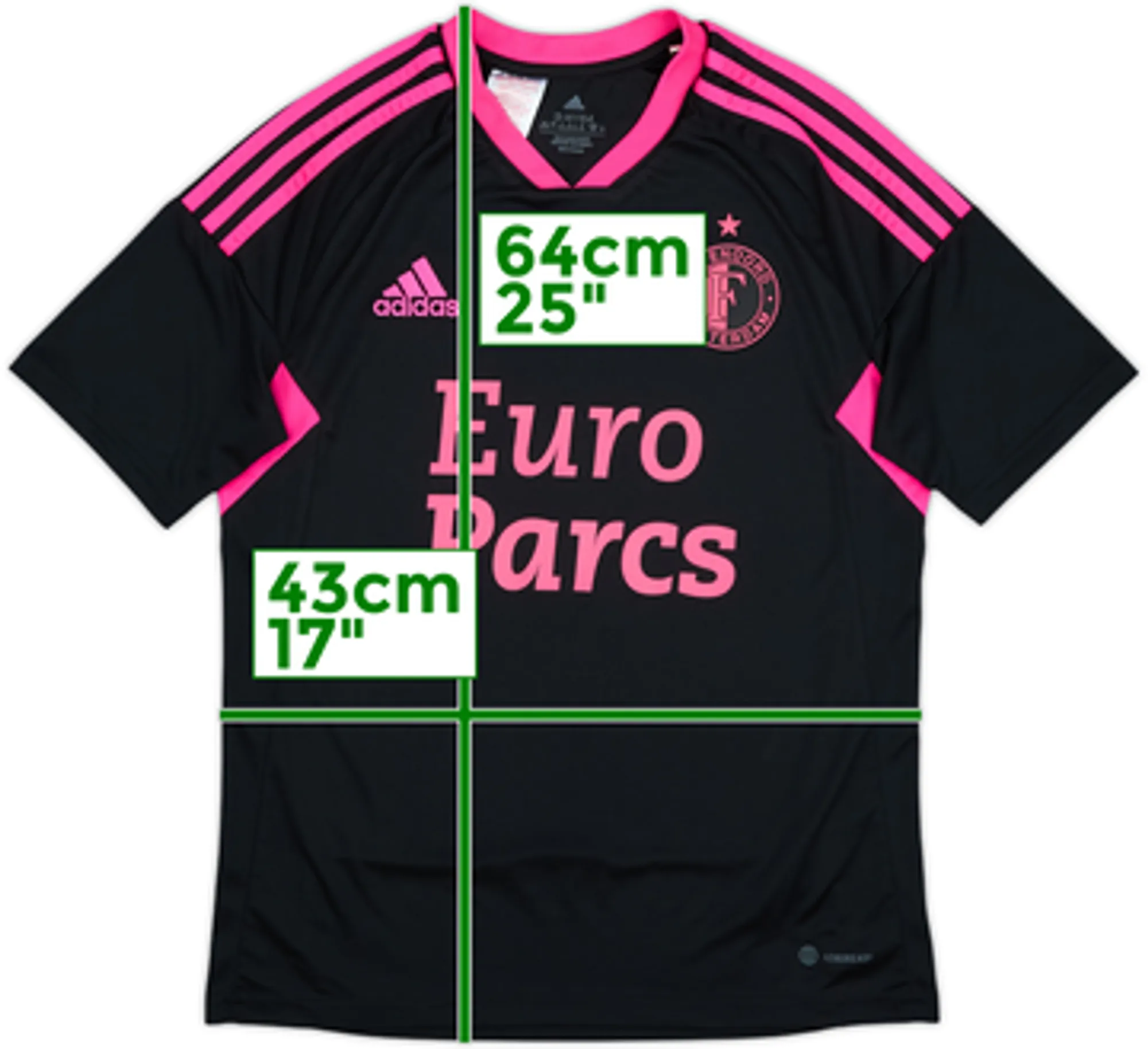 2022-23 Feyenoord Third Shirt - 10/10 - (L.Boys)