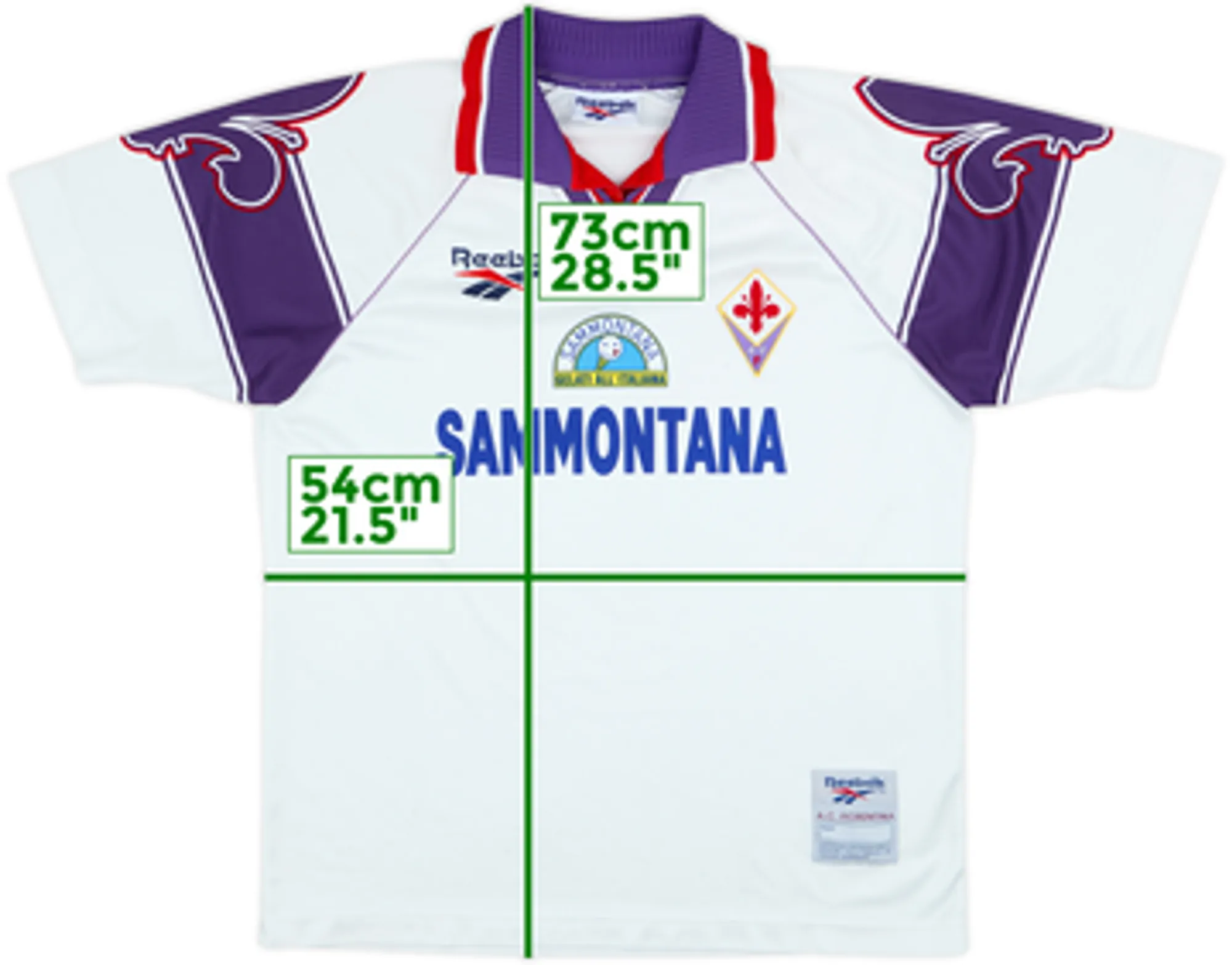 1996-97 Fiorentina Away Shirt - 6/10 - (L)