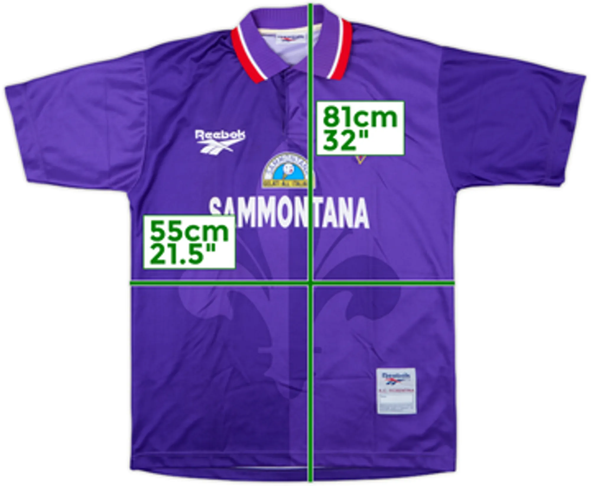 1996-97 Fiorentina Home Shirt - 8/10 - (XL)
