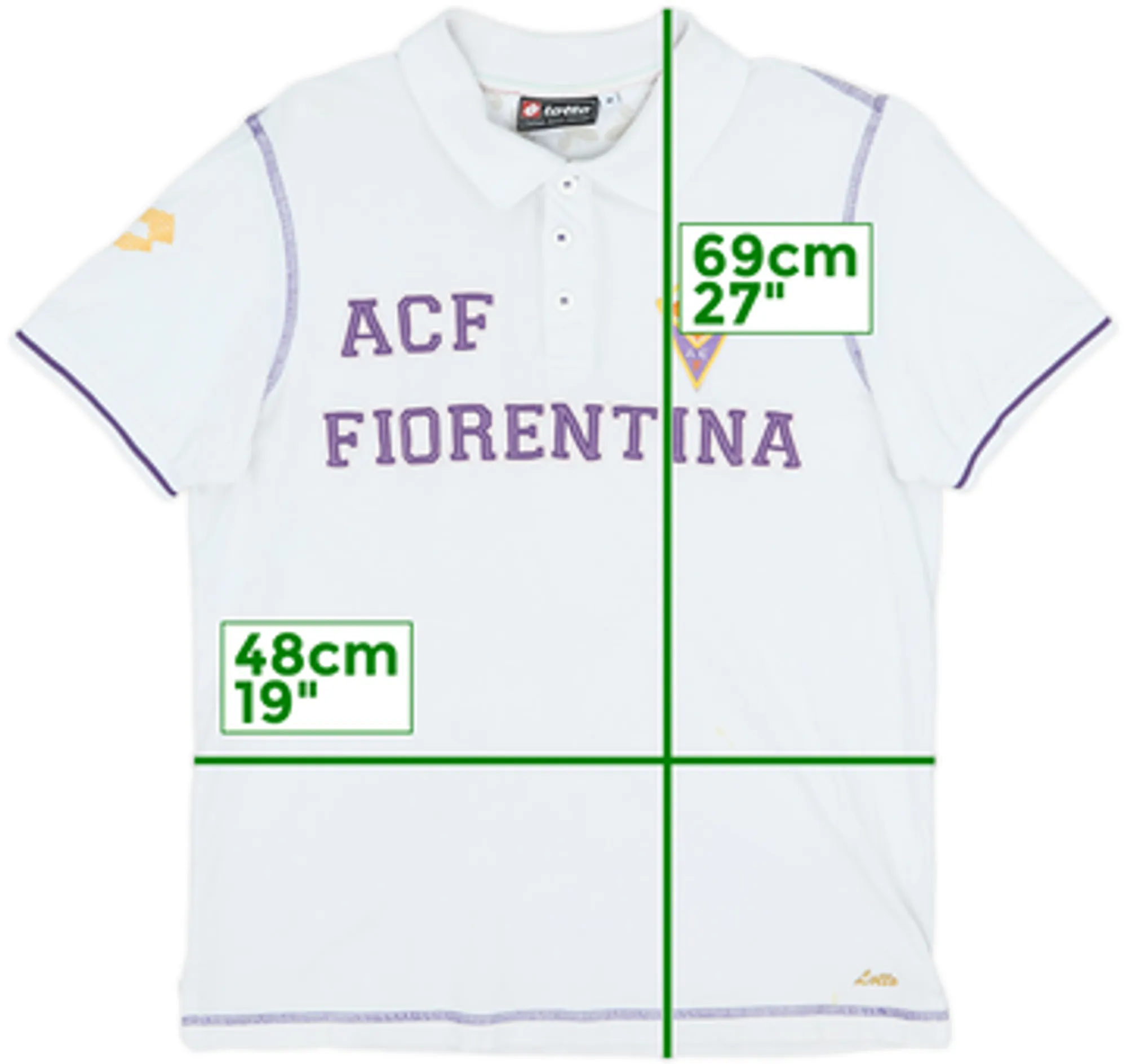 2005-06 Fiorentina Lotto Polo Shirt - 6/10 - (M)
