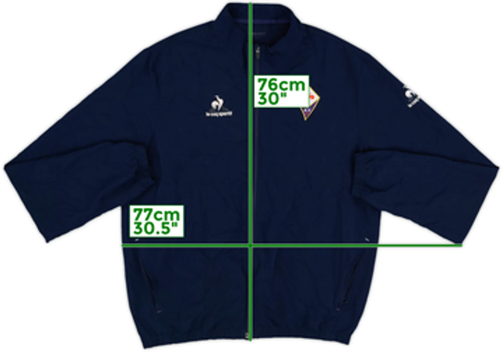 2015-16 Fiorentina Le Coq Sportif Track Jacket - 7/10 - (XL)