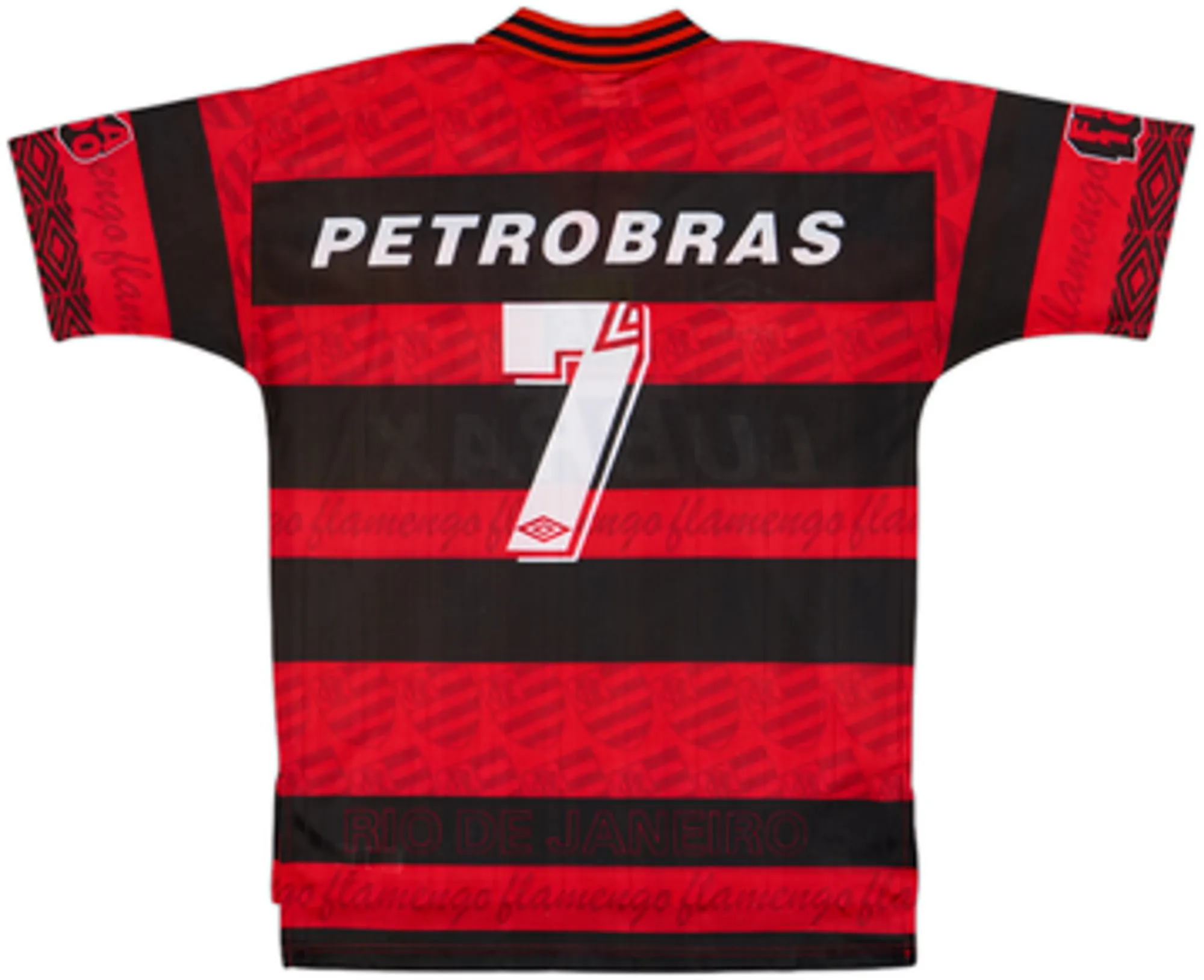 1995-96 Flamengo Centenary Home Shirt #7 - 8/10 - (M)