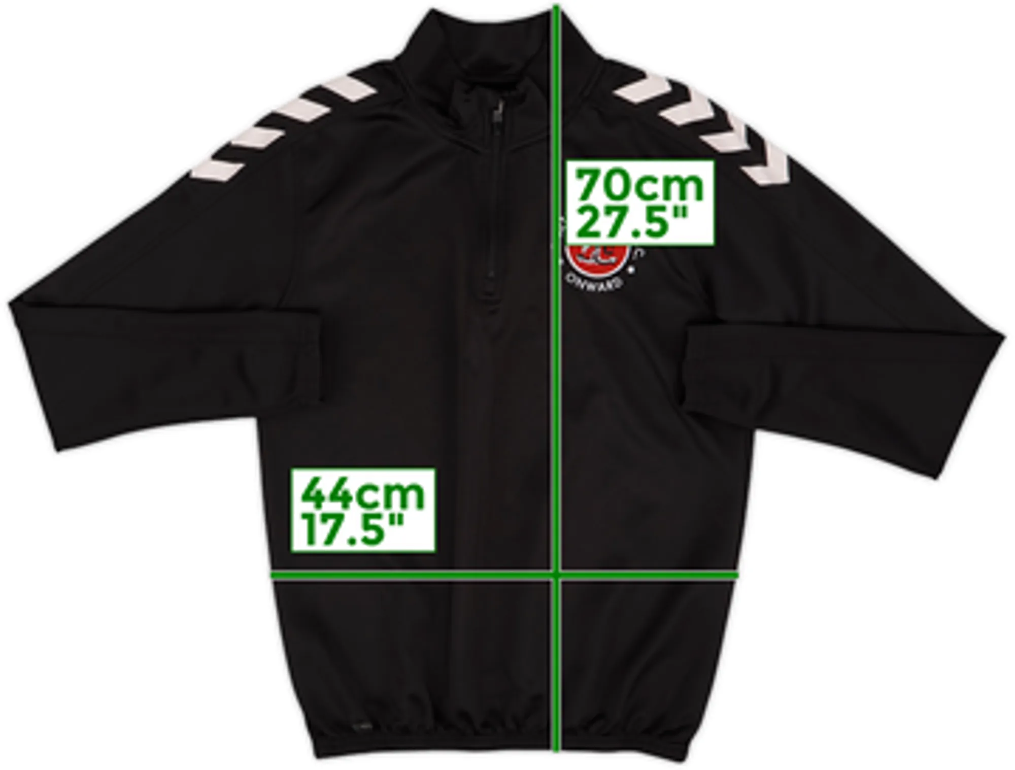 2018-20 Fleetwood Town Hummel 1/4 Zip Drill Top - 8/10 - (S)