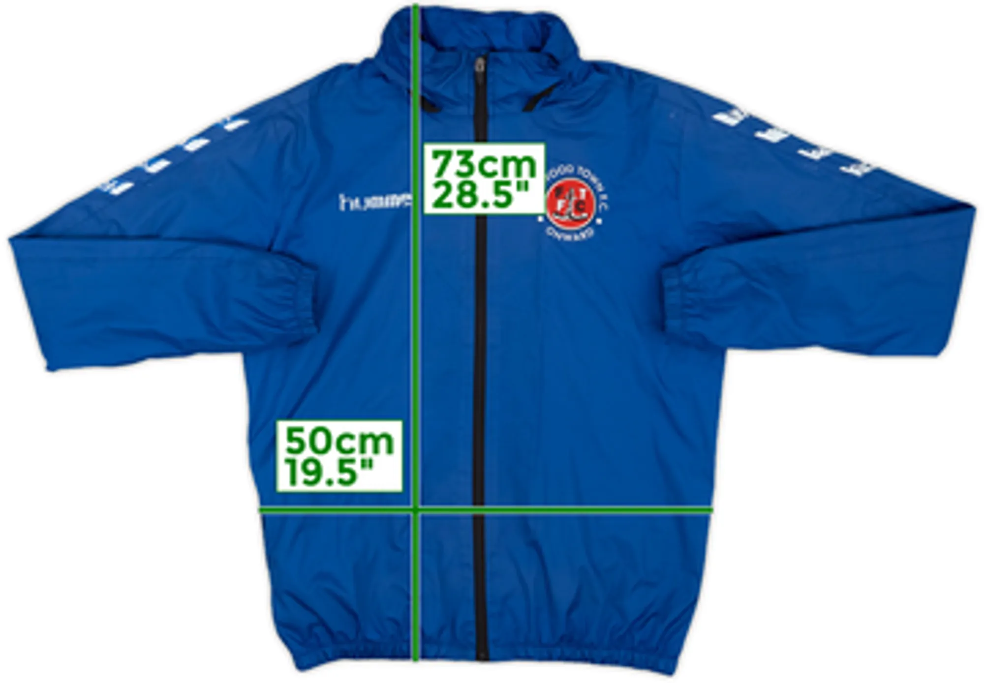 2018-20 Fleetwood Town Hummel Hooded Rain Jacket - 5/10 - (S)