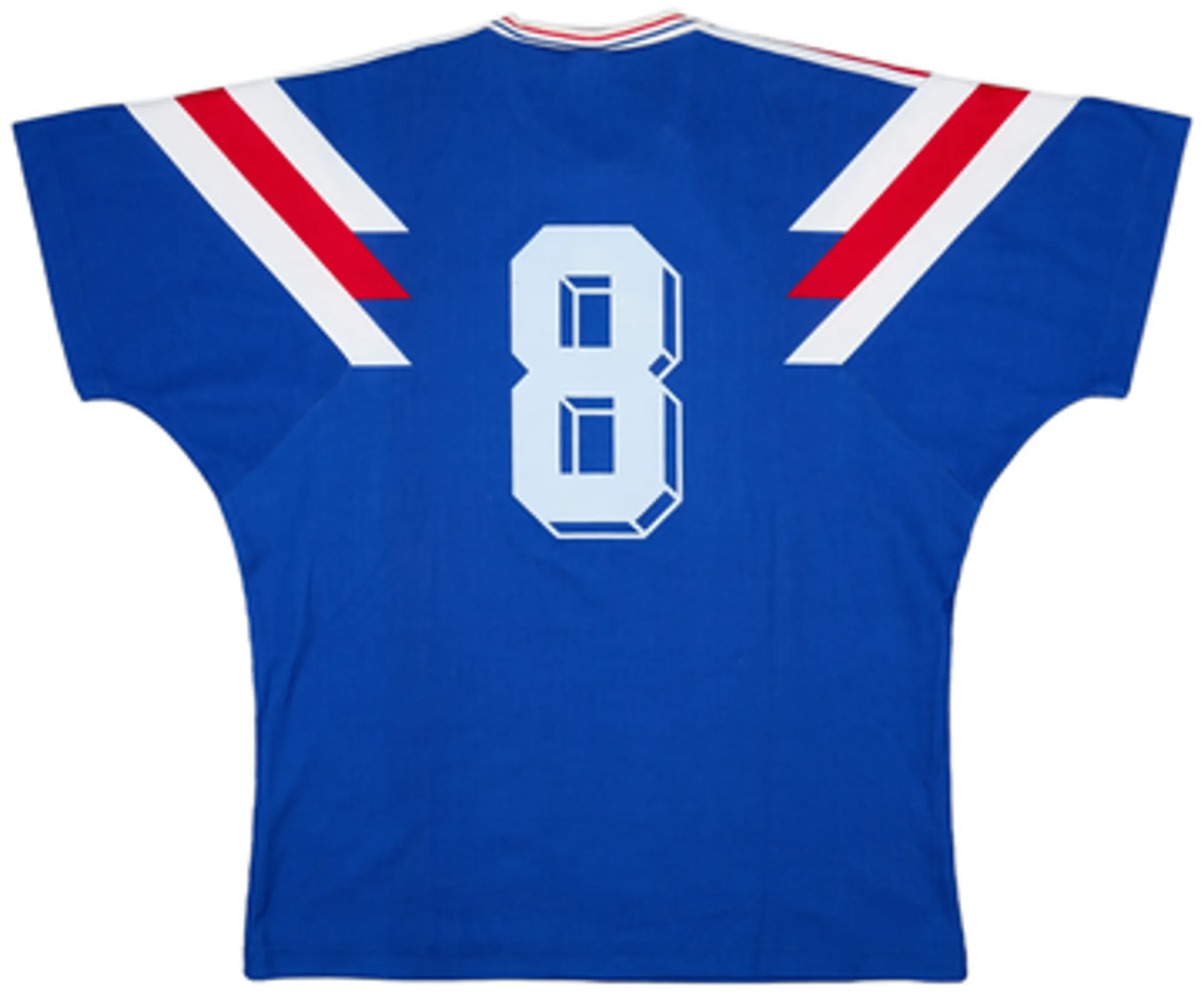 1989-90 France Home Shirt #8 - 9/10 - (XL)