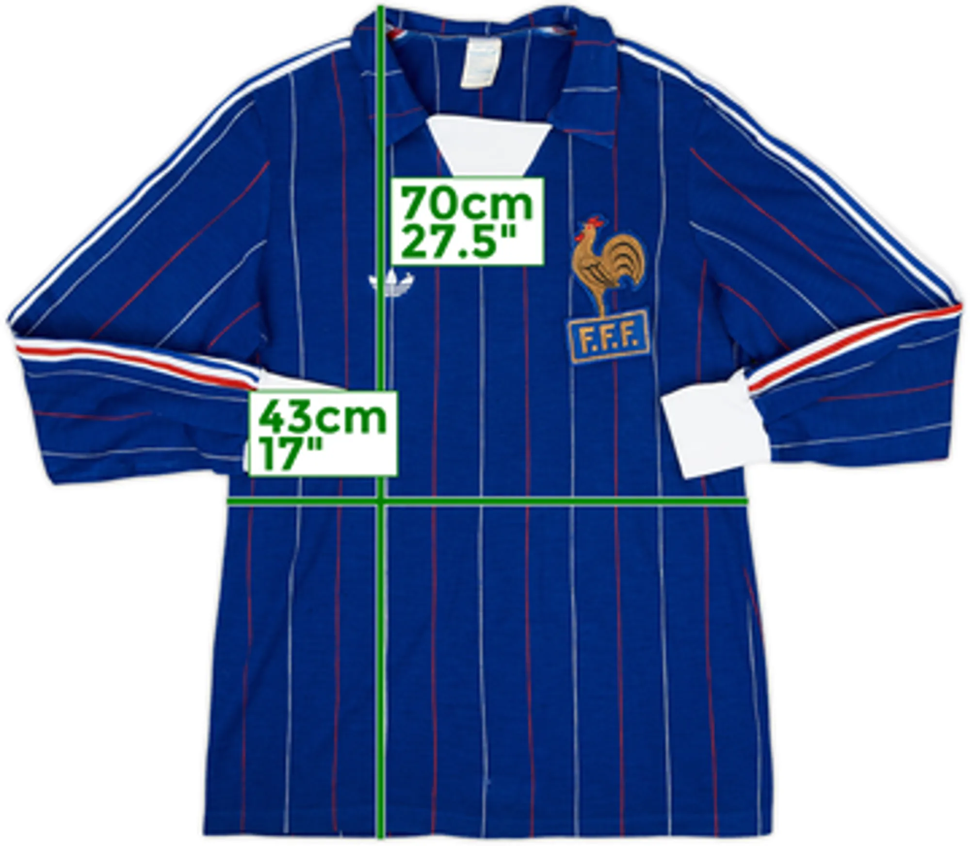 1980-82 France Home L/S Shirt - 6/10 - (M)