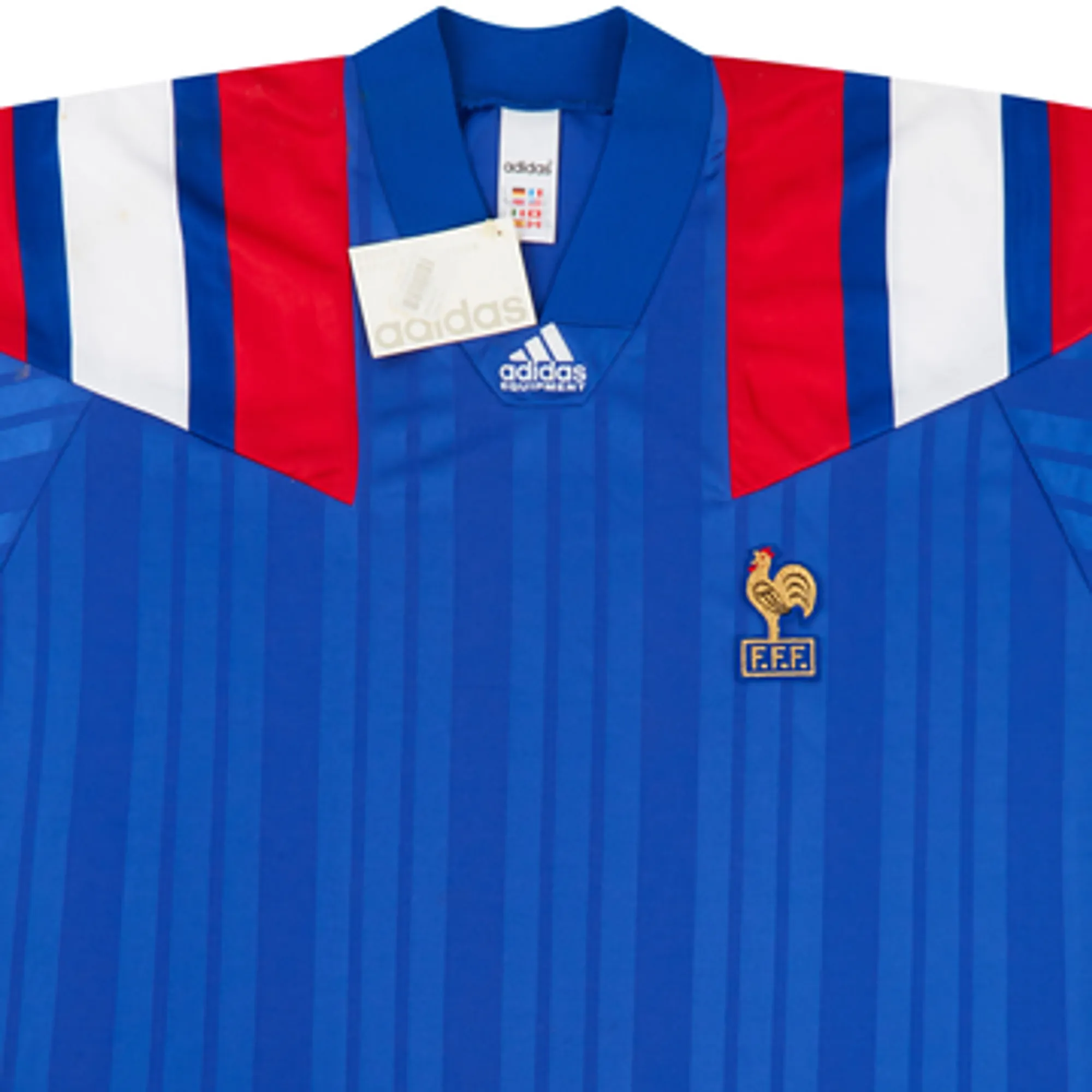 1992-94 France Home Shirt *New w/Defects* XXL