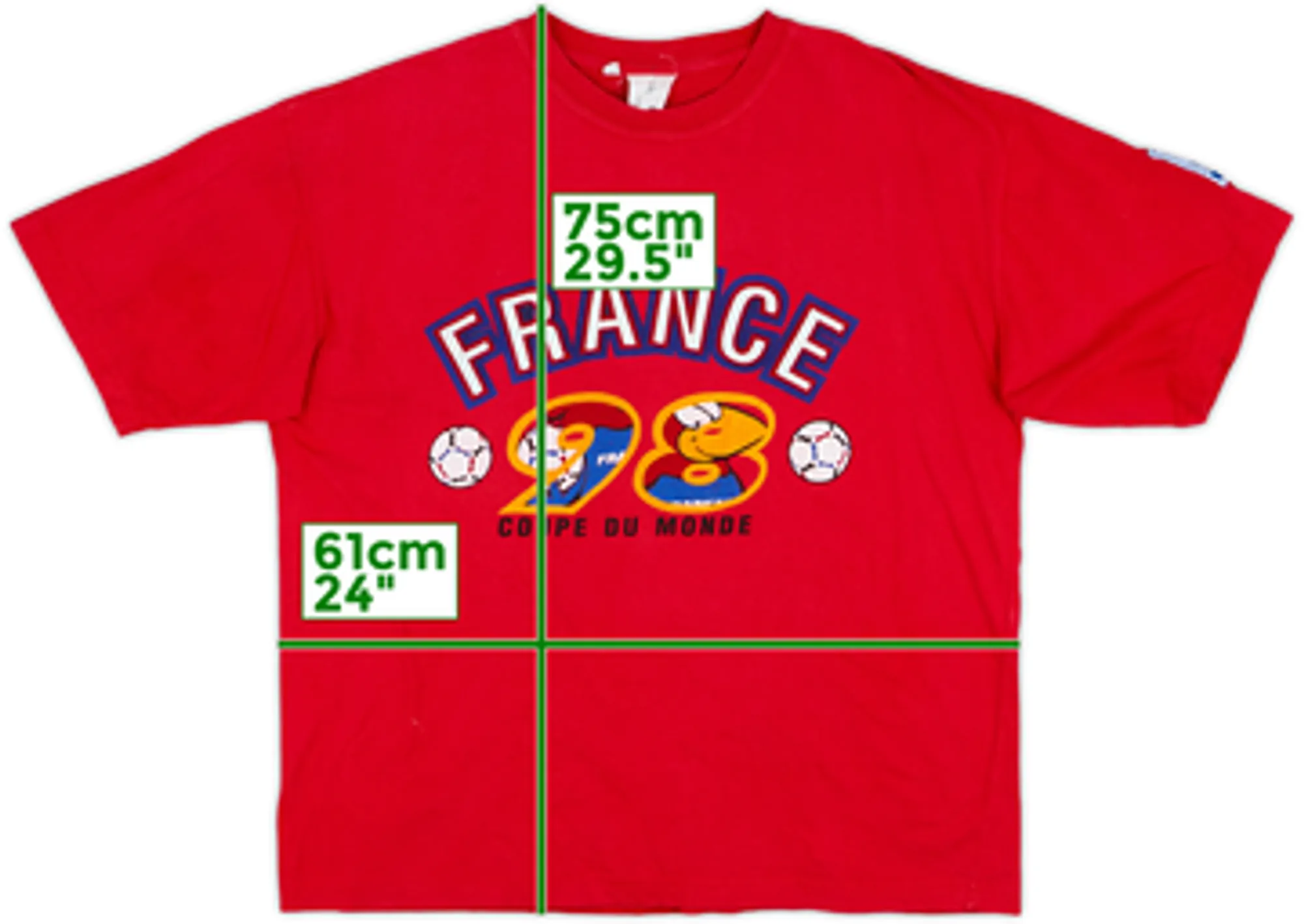 1998 France Coupe Du Monde Graphic Tee - 7/10 - (M)