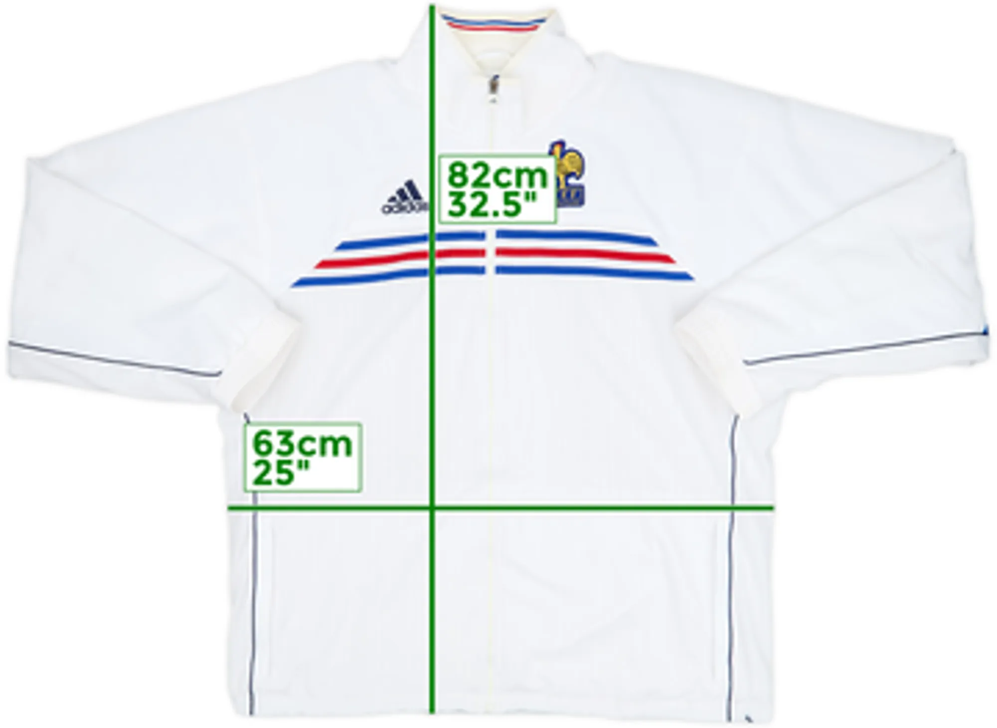 1998-00 France adidas Track Jacket - 9/10 - (L)