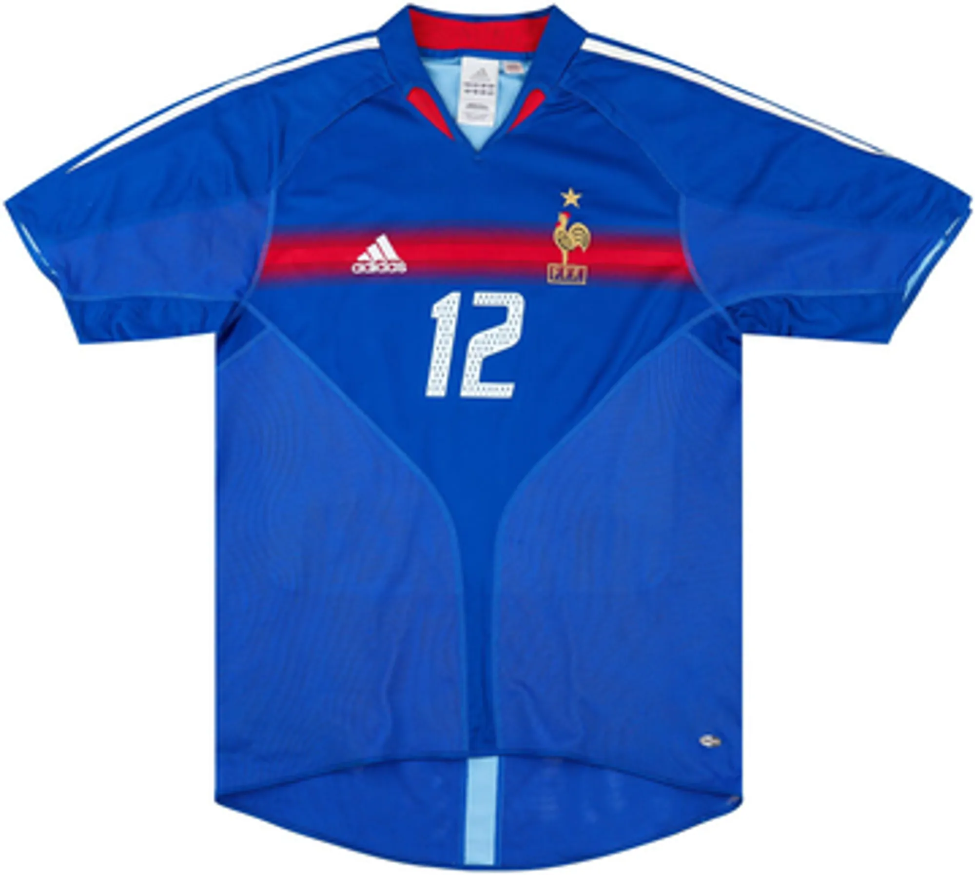 2004-06 France Home Shirt Henry #12EXXL