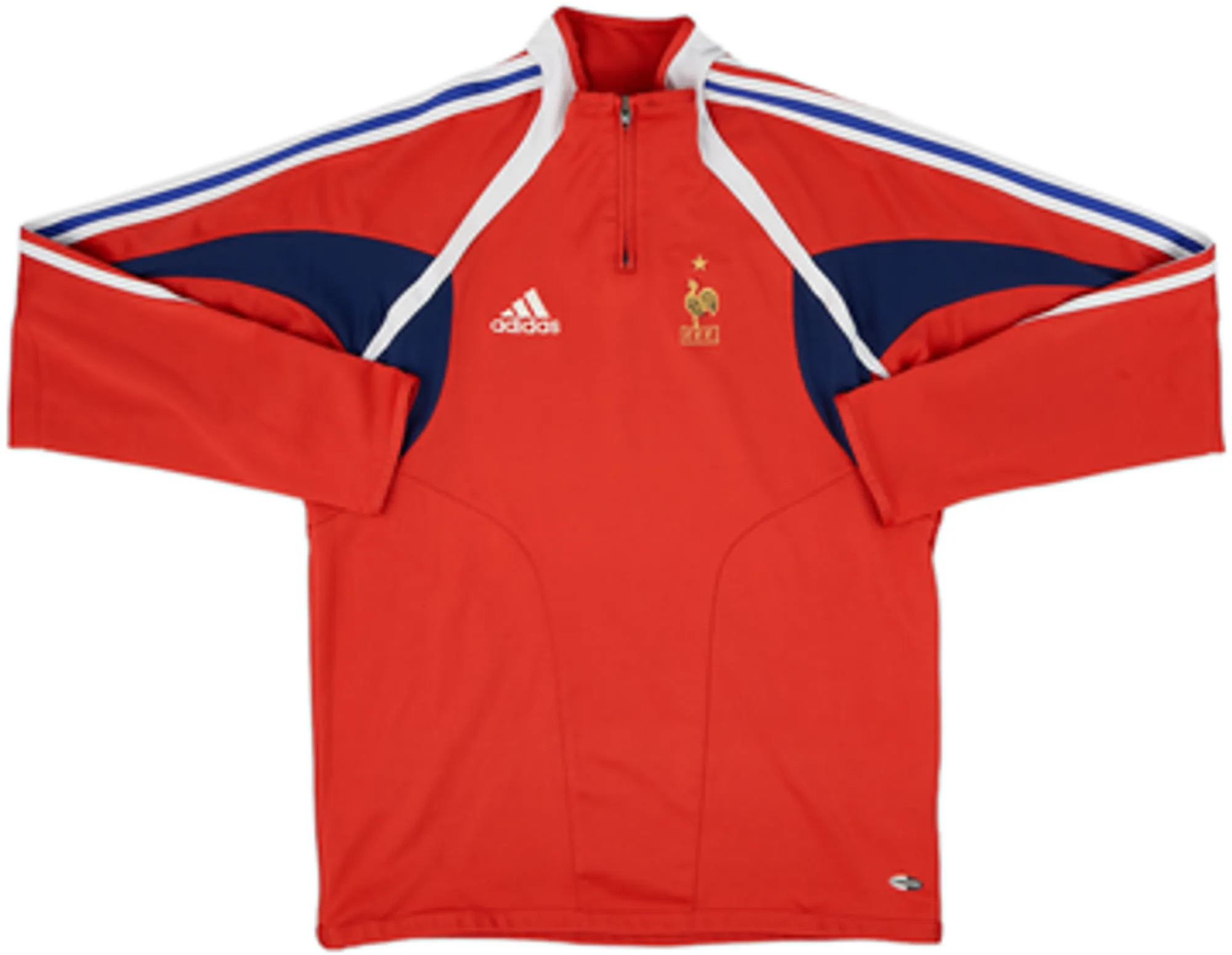 2004-06 France adidas 1/4 Zip Drill Top - 8/10 - (M/L)
