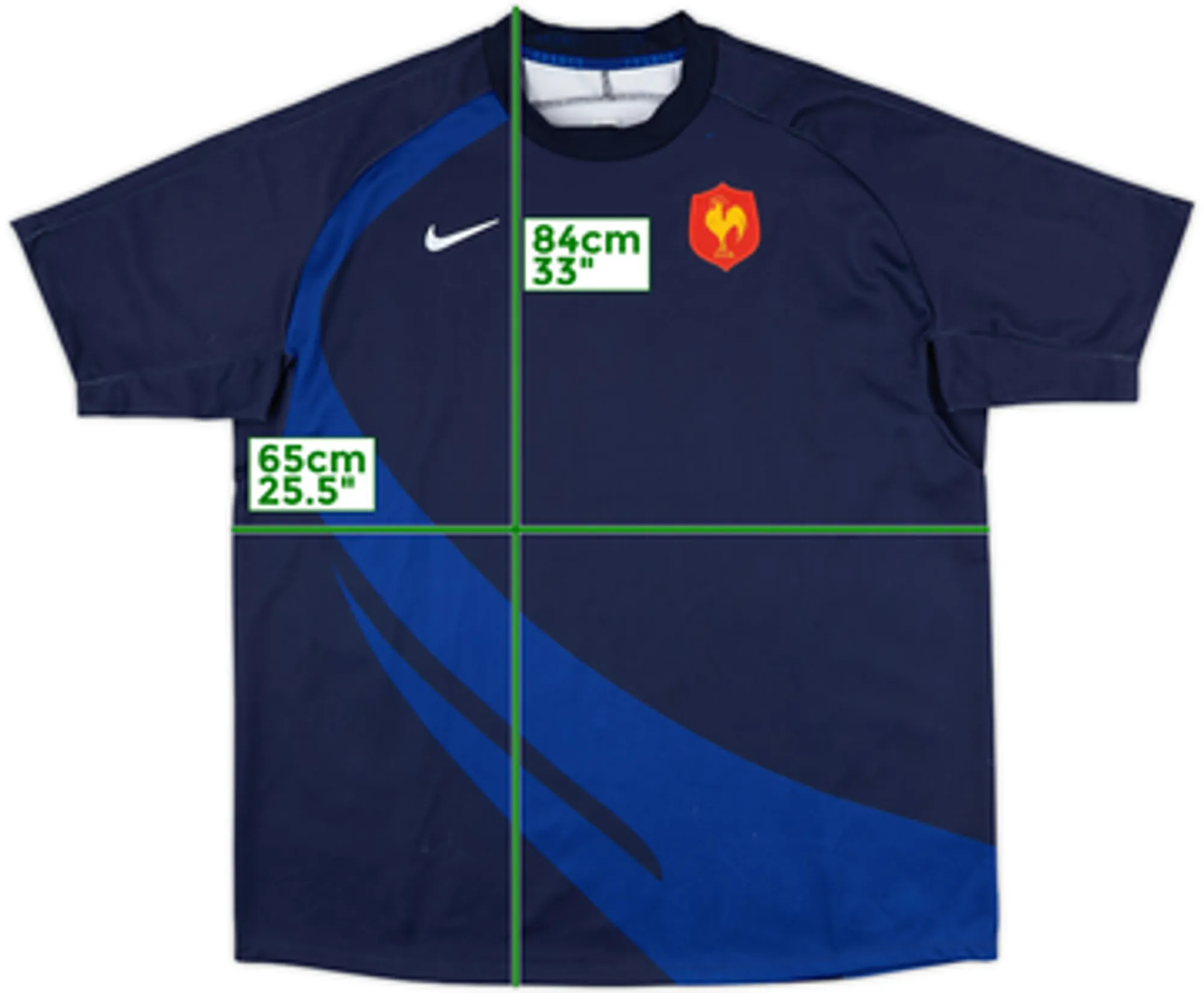 2007-08 France Rugby Home Shirt - 8/10 - (L)