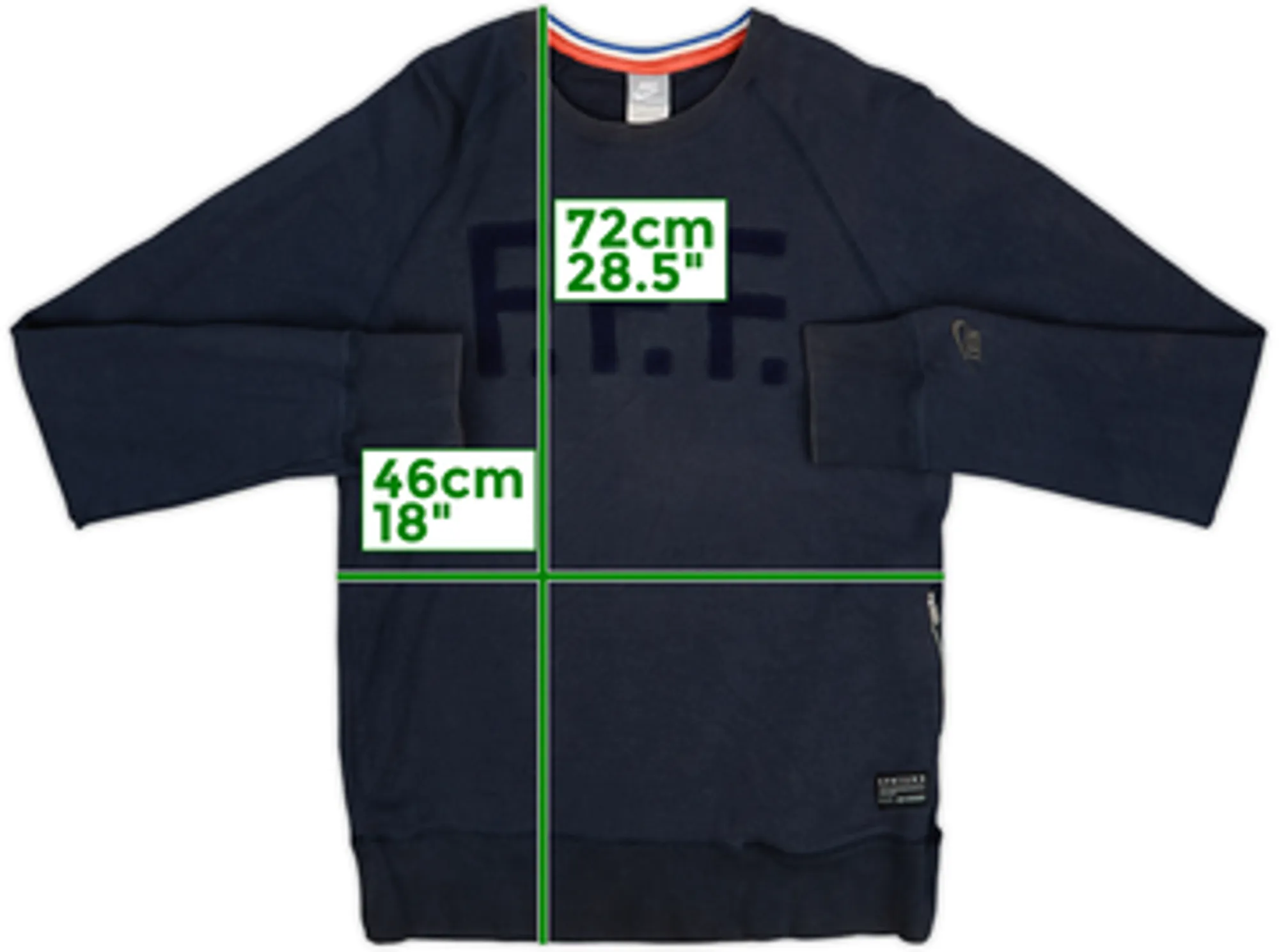 2011-12 France Nike Sweat Top - 8/10 - (M)