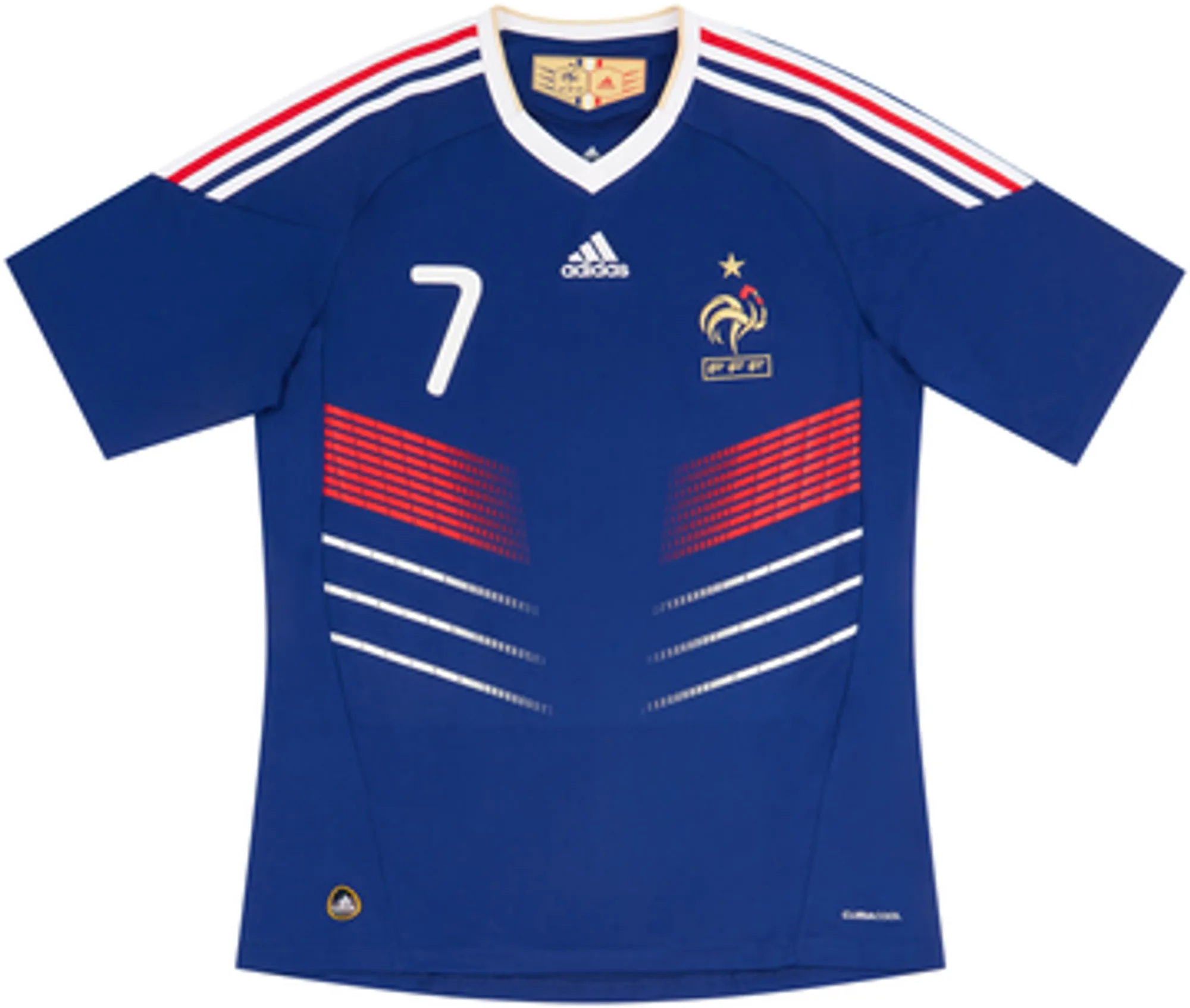 2009-10 France Home Shirt Ribery #7EXL