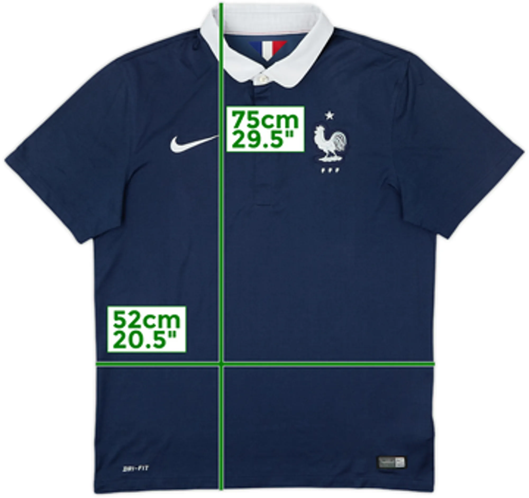 2014-15 France Home Shirt - 7/10 - (L)
