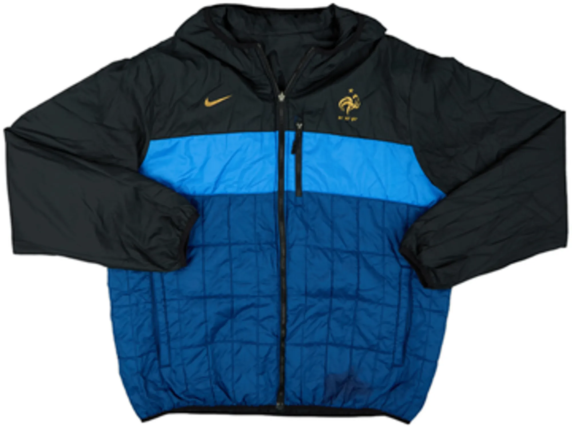 2013-14 France Nike Reversible Padded Bench Coat - 8/10 - (XXL)