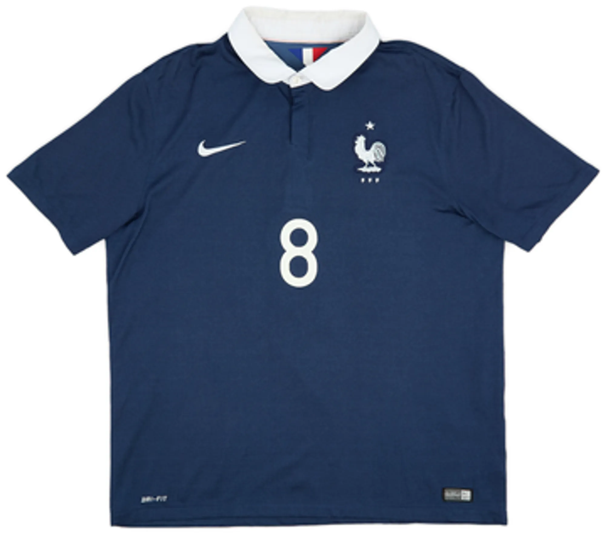 2014-15 France Home Shirt Valbuena #8 - 5/10 - (XL)